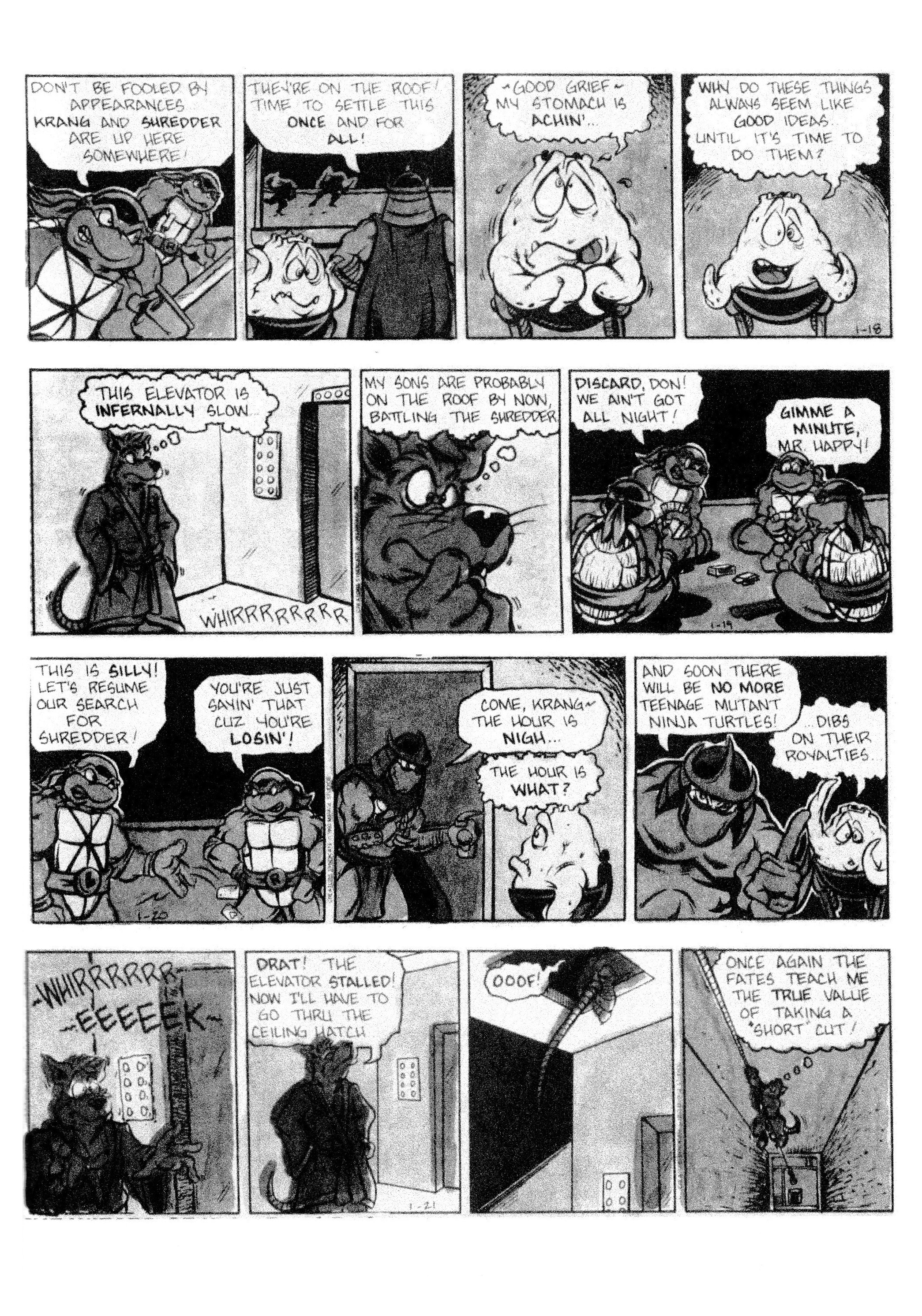 Read online Teenage Mutant Ninja Turtles: Complete Newspaper Daily Comic Strip Collection comic -  Issue # TPB 2 (Part 2) - 54