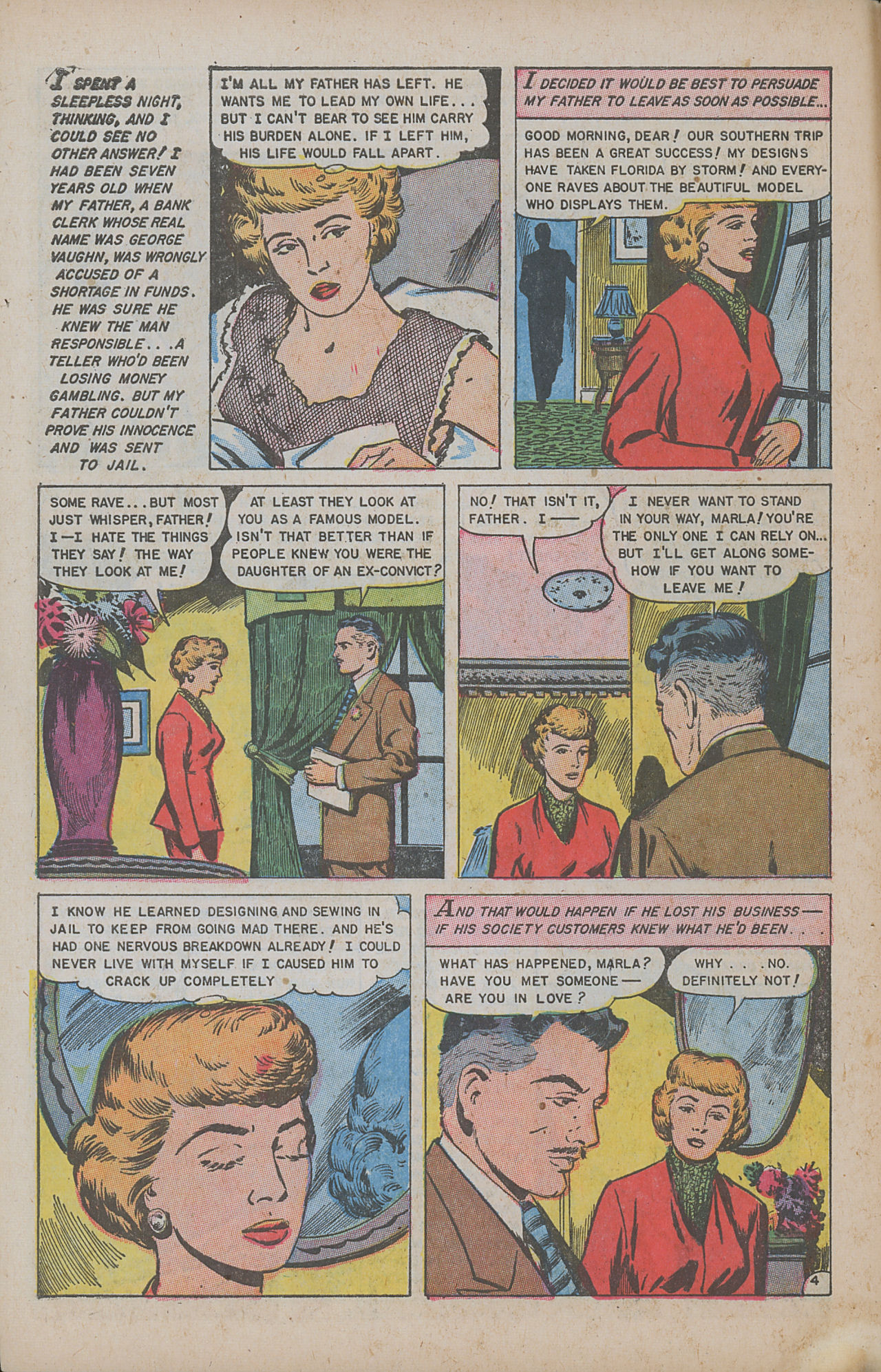 Read online Glamorous Romances comic -  Issue #75 - 6