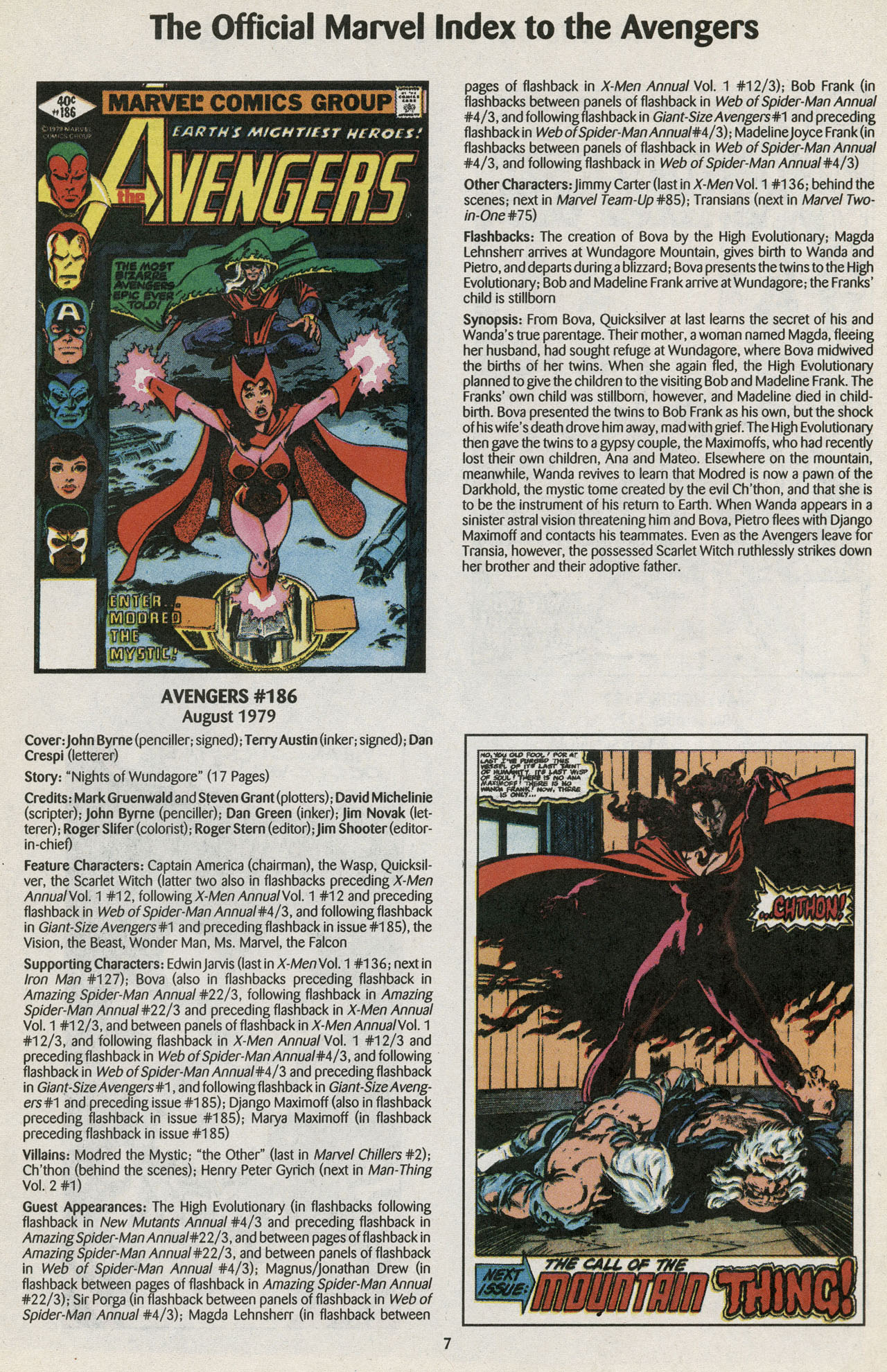 Read online The Official Marvel Index to the Avengers comic -  Issue #4 - 9