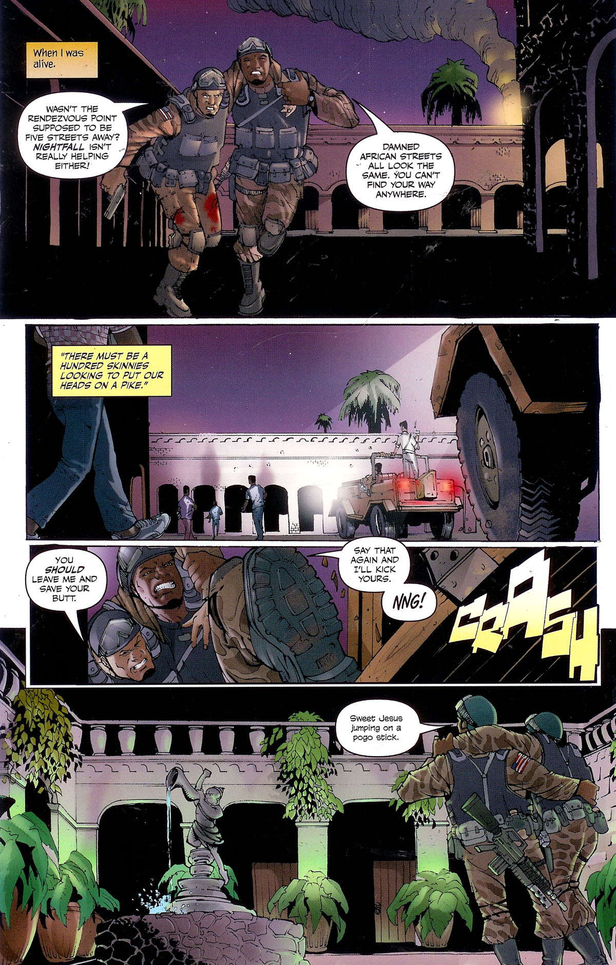 Read online CVO: Covert Vampiric Operations - African Blood comic -  Issue #1 - 12