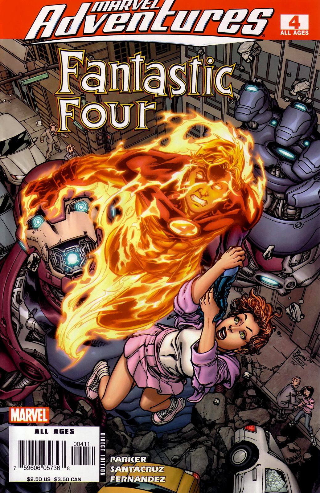 Read online Marvel Adventures Fantastic Four comic -  Issue #4 - 1