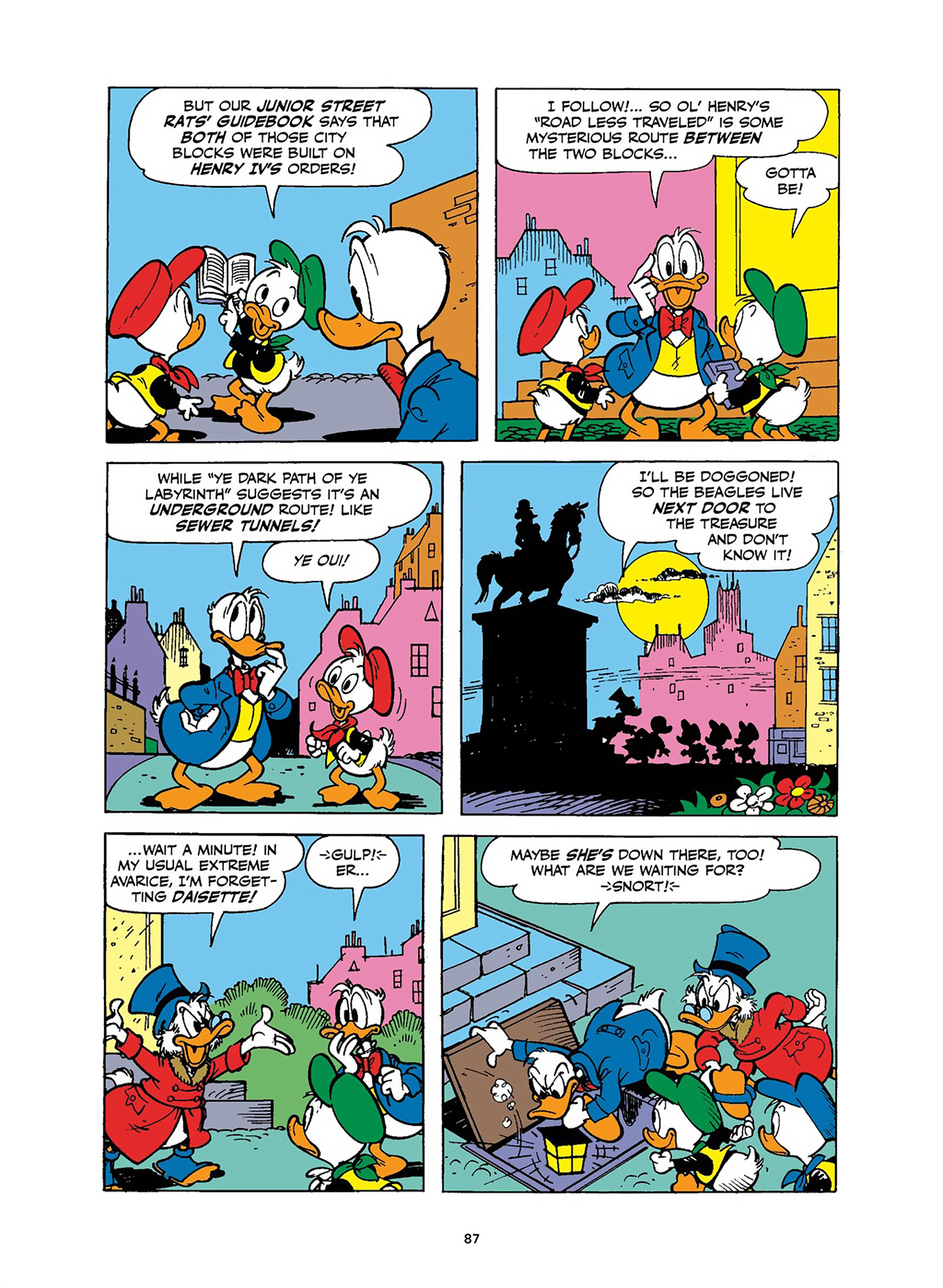 Read online Uncle Scrooge and Donald Duck in Les Misérables and War and Peace comic -  Issue # TPB (Part 1) - 88