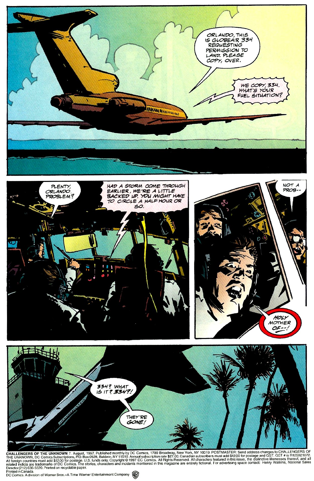 Read online Challengers of the Unknown (1997) comic -  Issue #7 - 2