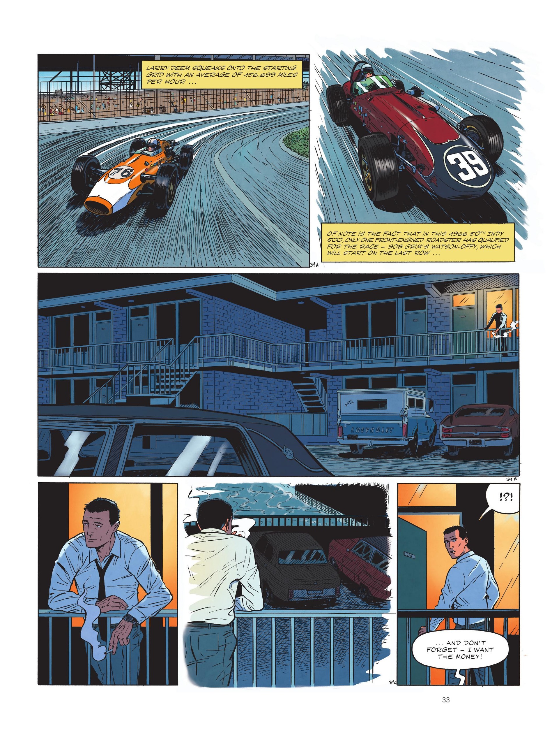 Read online Michel Vaillant: Legendary Races: In the Hell of Indianapolis comic -  Issue # Full - 35