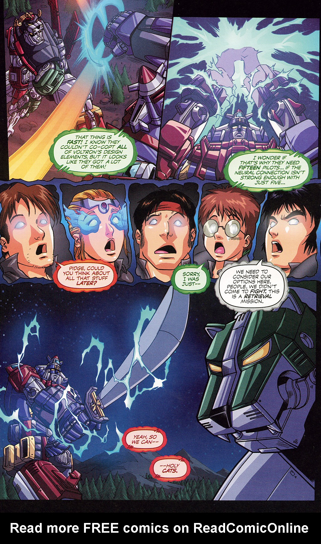Read online Voltron: Defender of the Universe comic -  Issue #3 - 19