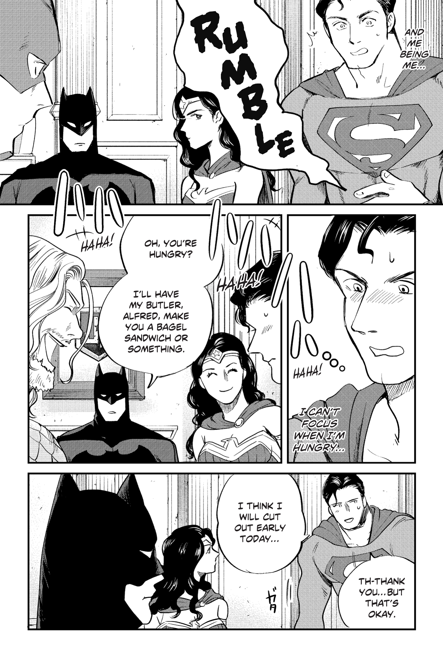 Read online Superman vs. Meshi comic -  Issue #3 - 6