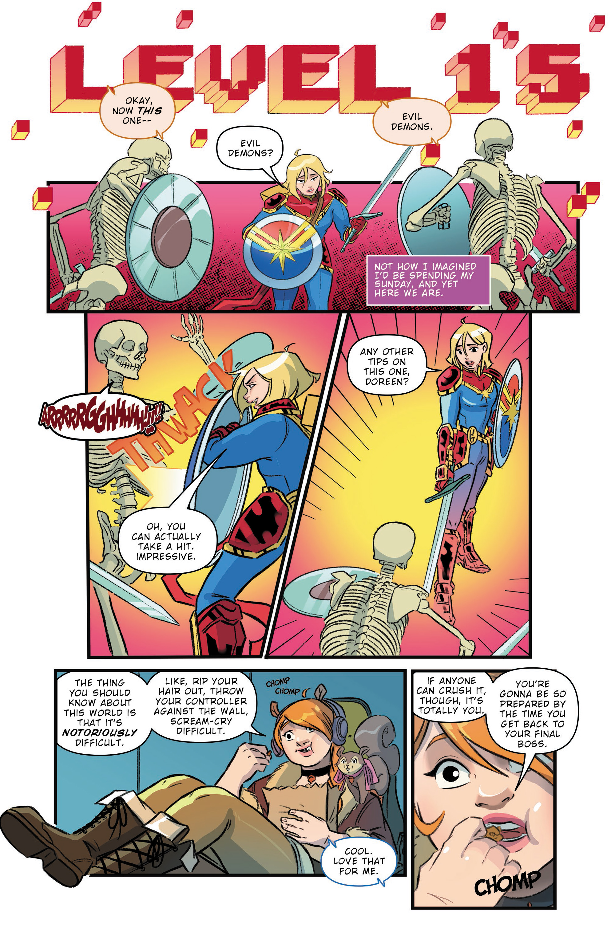 Read online Captain Marvel: Game On comic -  Issue # TPB (Part 3) - 21