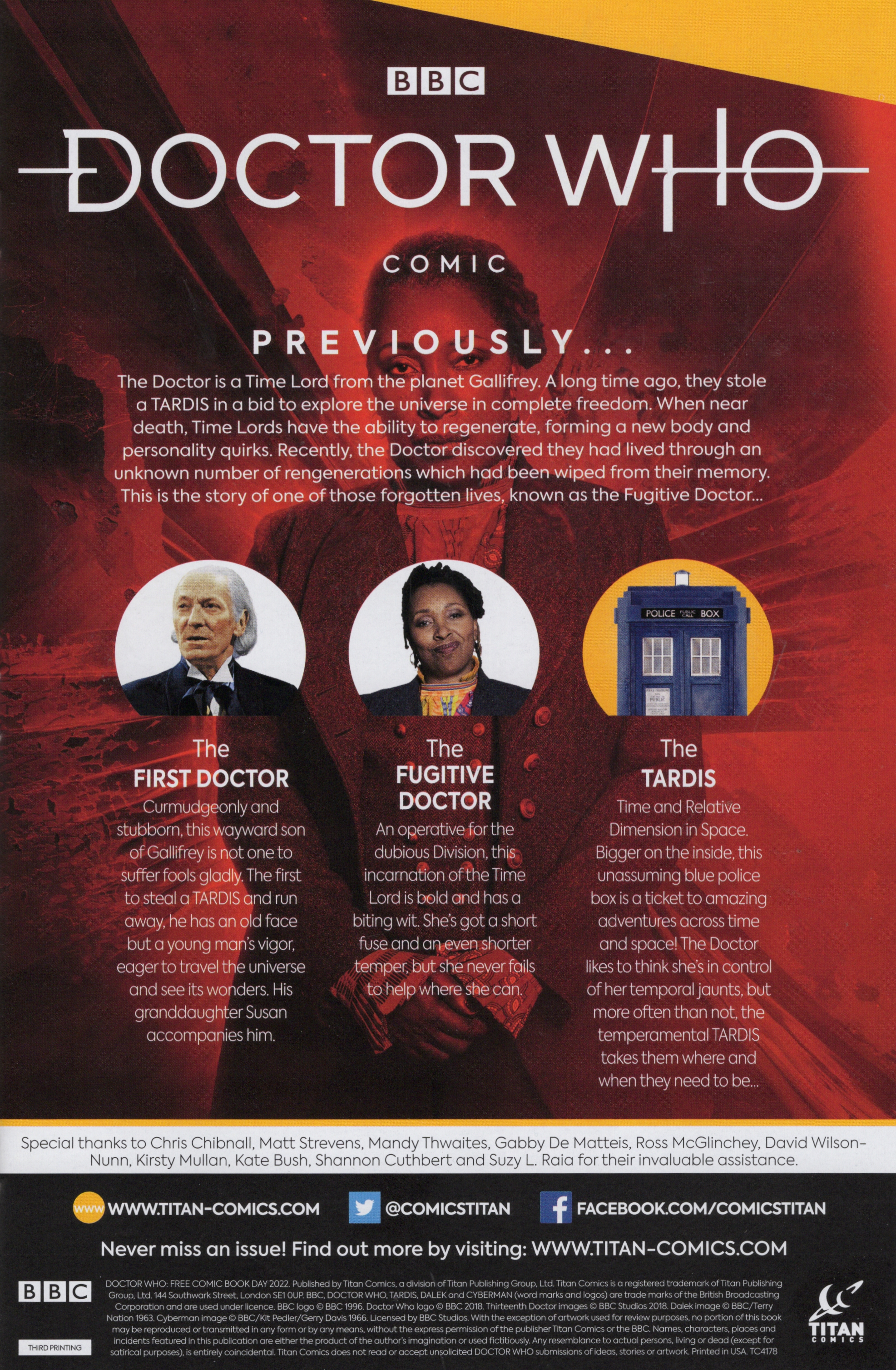 Read online Free Comic Book Day 2022 comic -  Issue # Titan Comics Doctor Who - 3
