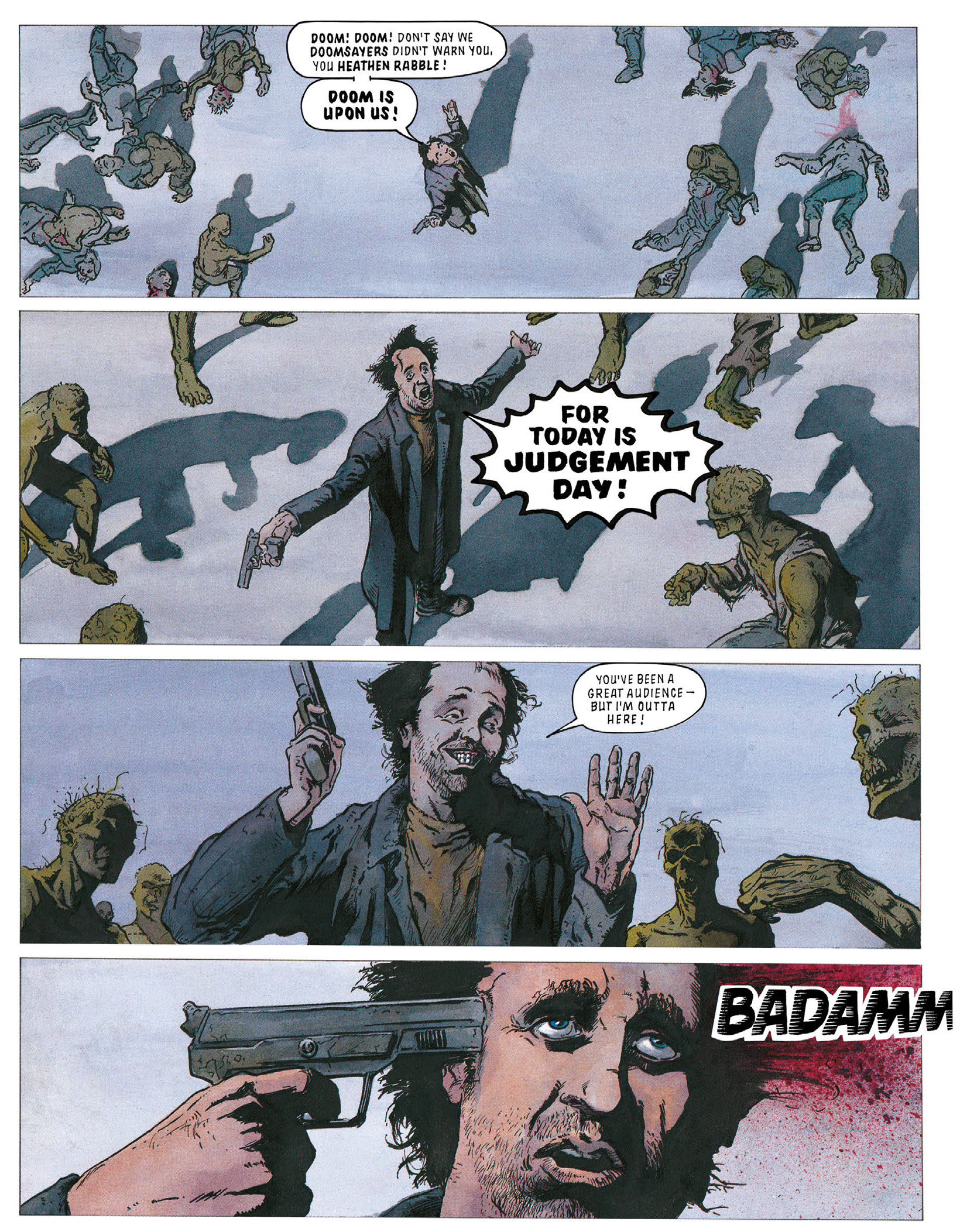 Read online Essential Judge Dredd: Judgement Day comic -  Issue # TPB - 145
