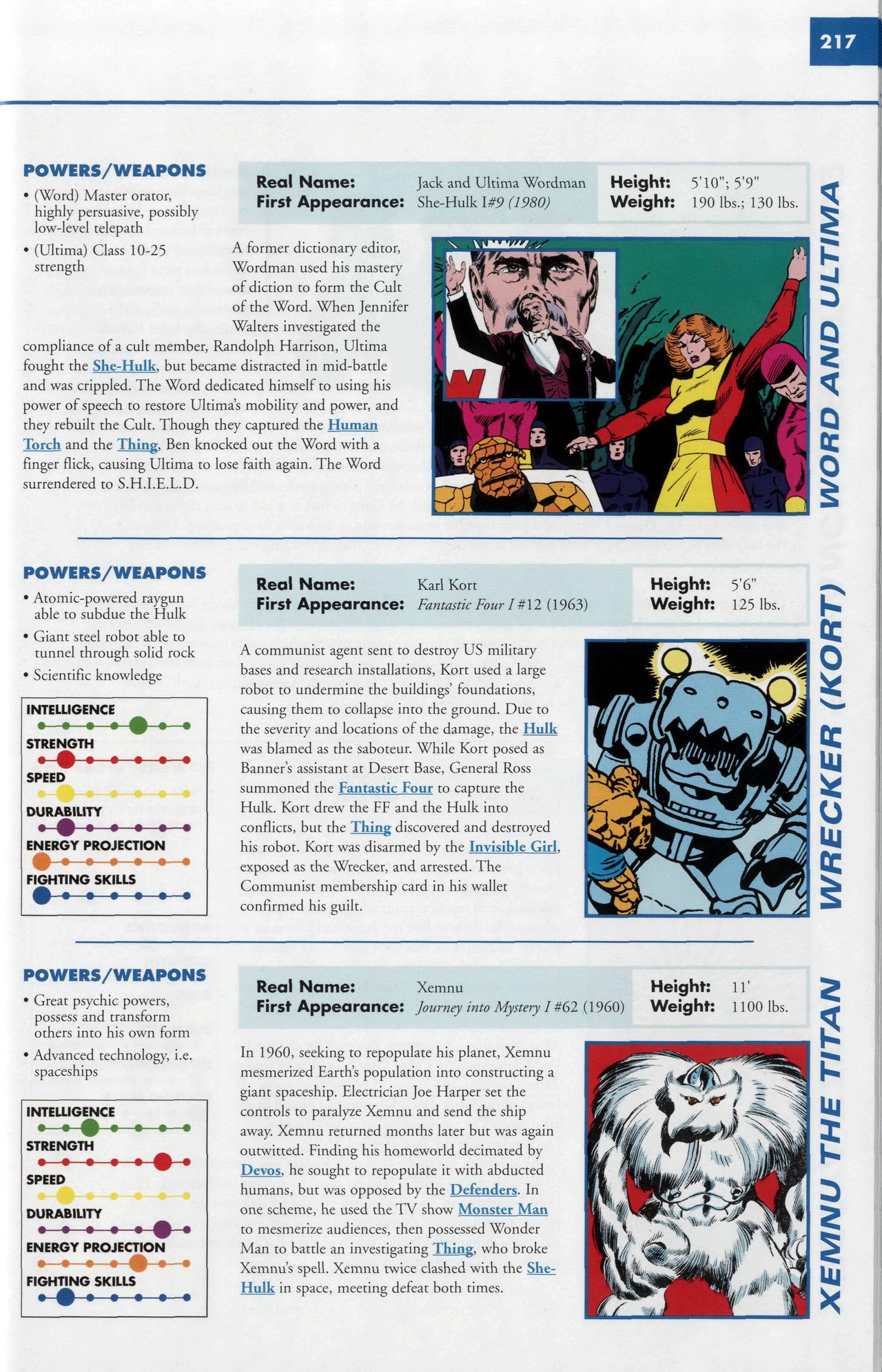 Read online Marvel Encyclopedia comic -  Issue # TPB 6 - 220