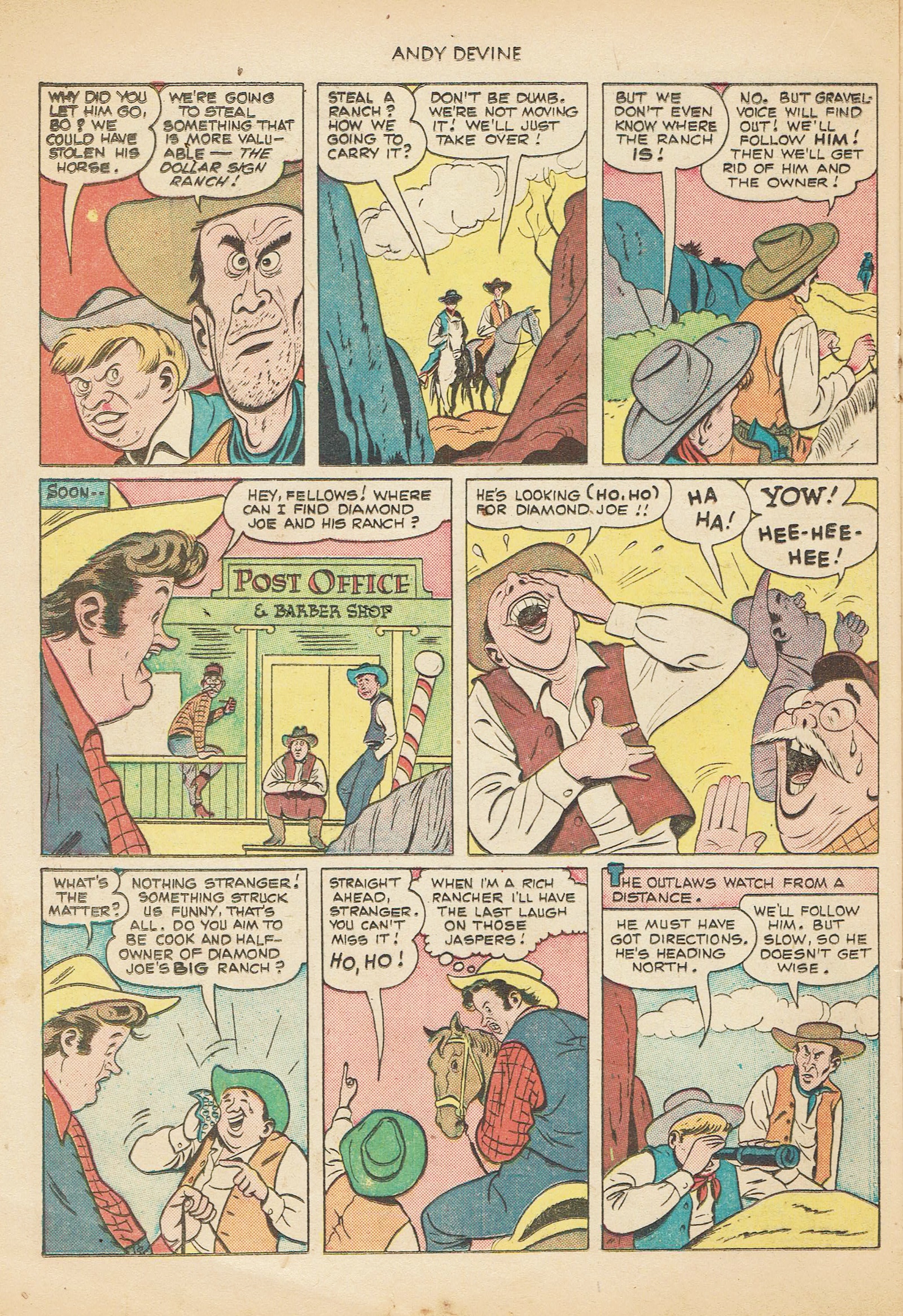 Read online Andy Devine Western comic -  Issue #2 - 20