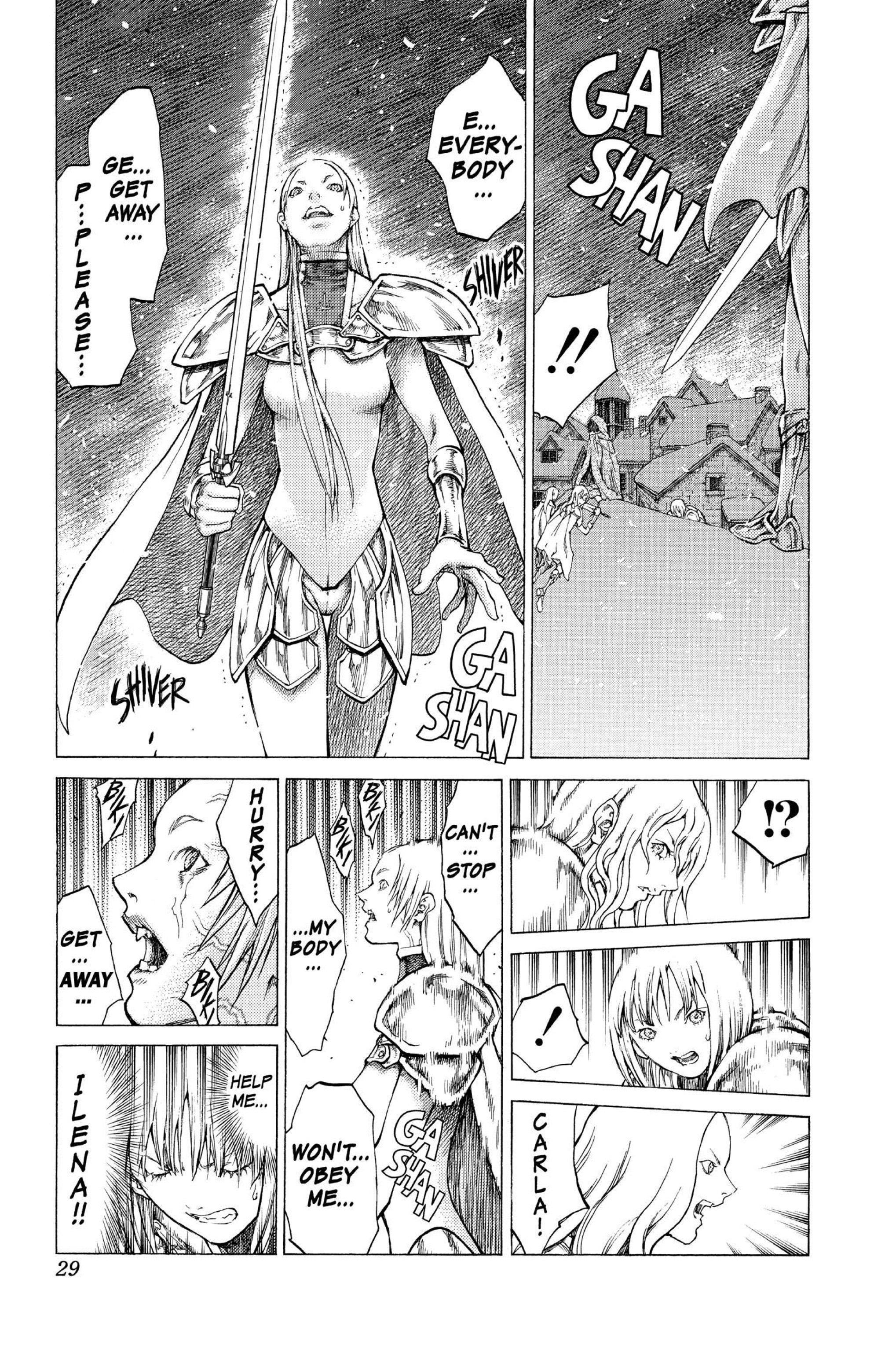 Read online Claymore comic -  Issue #10 - 27