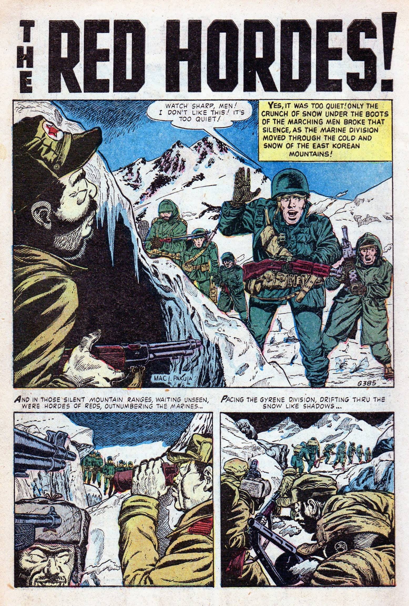 Read online Marines in Action comic -  Issue #3 - 10