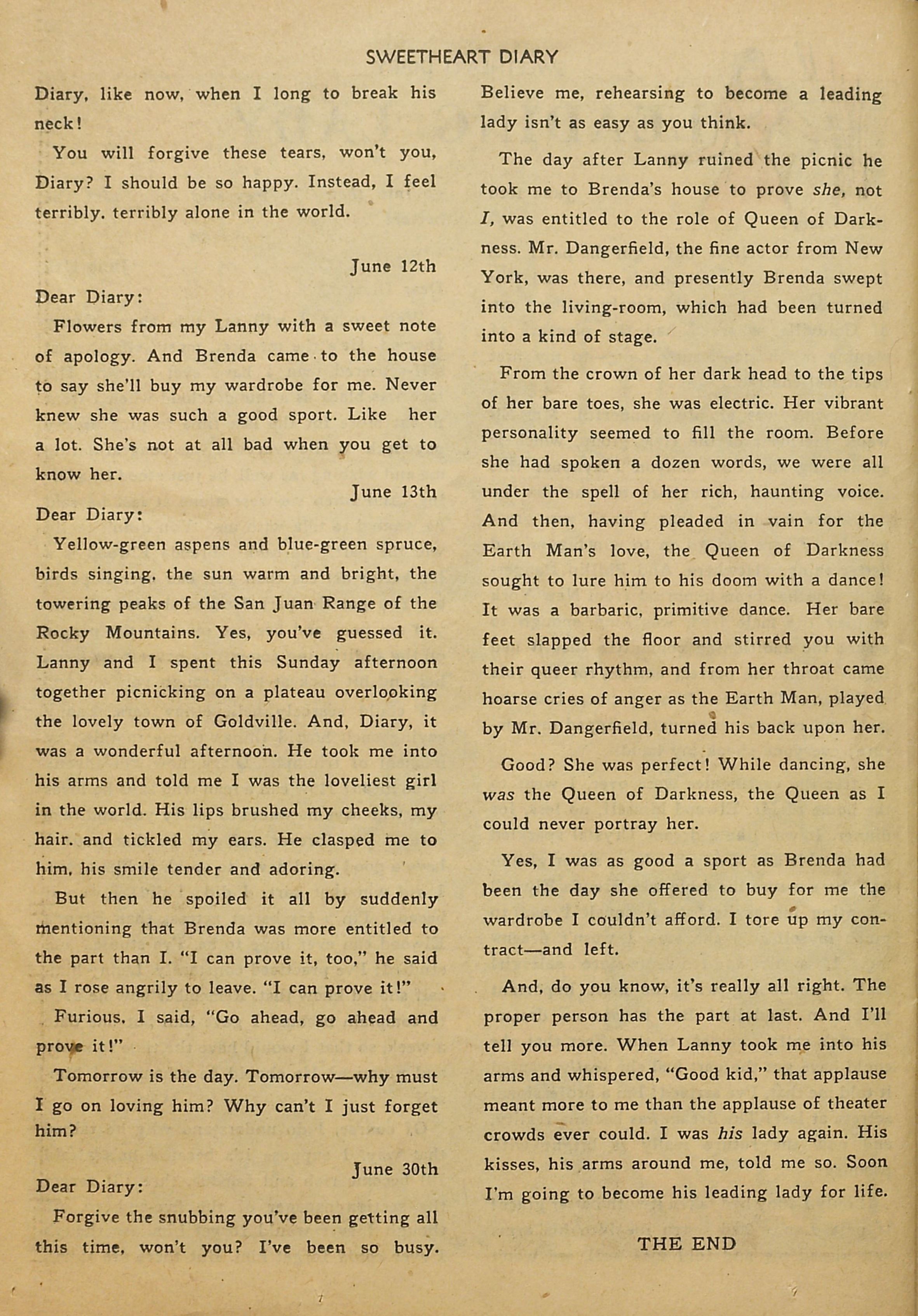 Read online Sweetheart Diary comic -  Issue #4 - 24