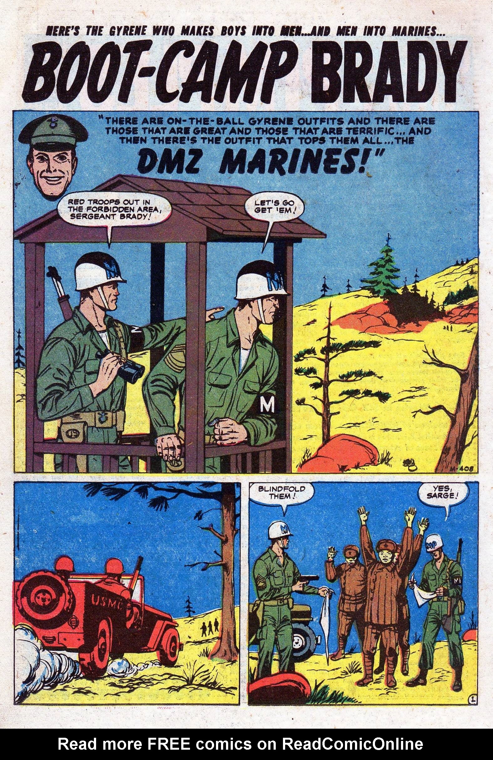 Read online Marines in Action comic -  Issue #13 - 22