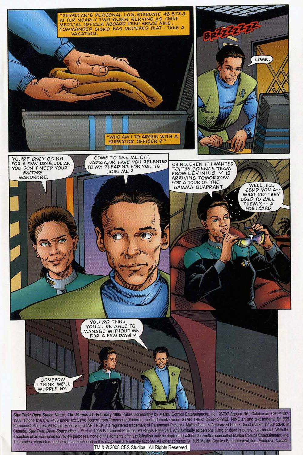 Read online Star Trek: Deep Space Nine, The Maquis comic -  Issue #1 - 4