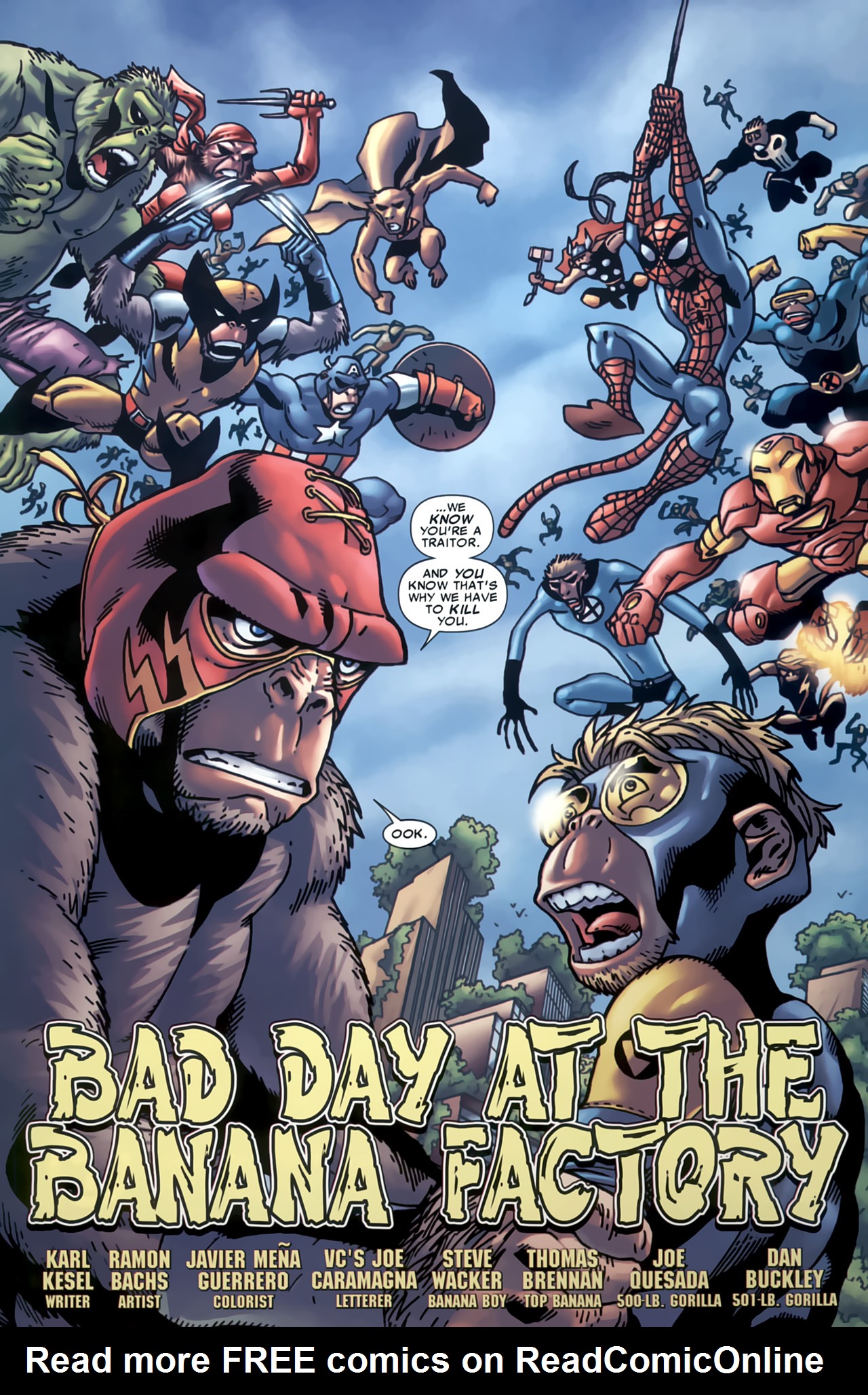 Read online Marvel Apes: Speedball Special comic -  Issue # Full - 6