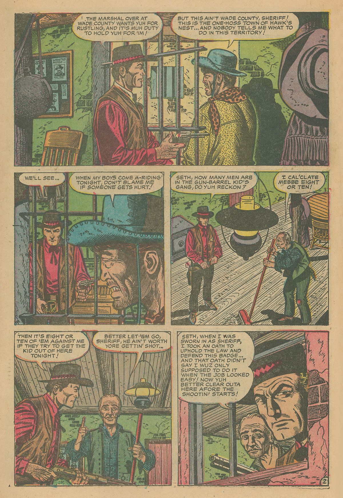Read online Two Gun Western comic -  Issue #4 - 11