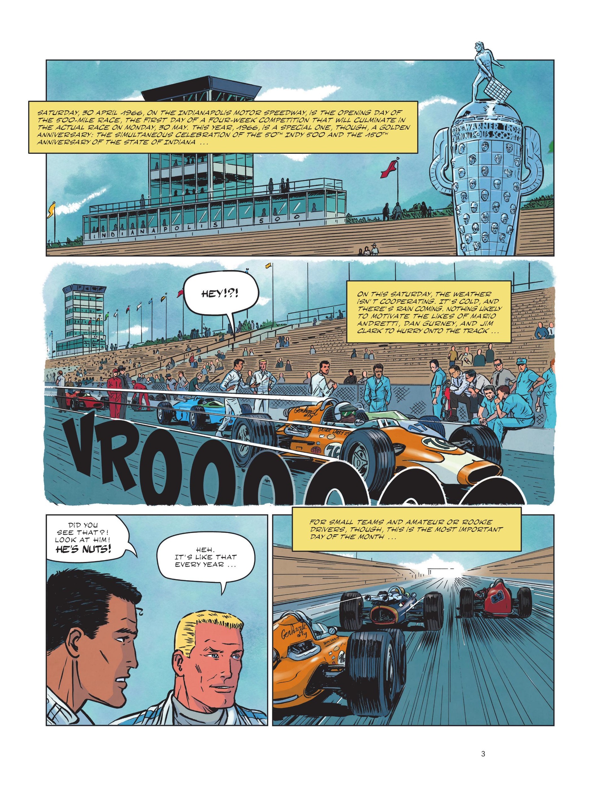 Read online Michel Vaillant: Legendary Races: In the Hell of Indianapolis comic -  Issue # Full - 5