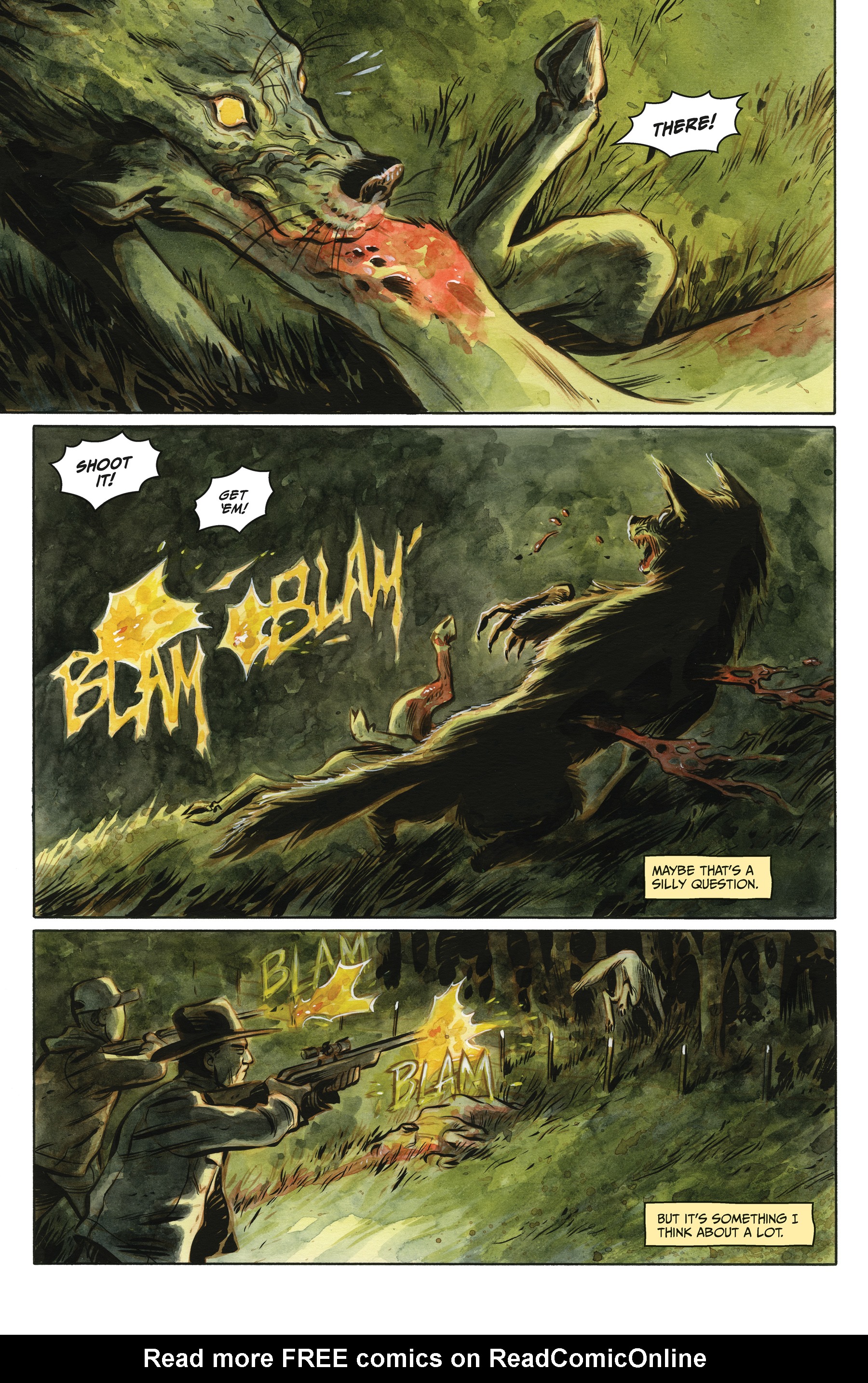 Read online The Lonesome Hunters: The Wolf Child comic -  Issue #1 - 3