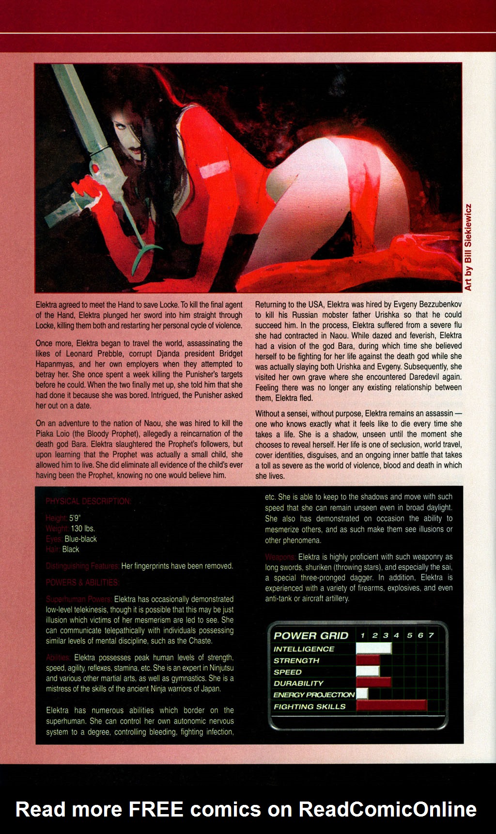 Read online Elektra: The Official Movie Adaptation comic -  Issue # Full - 57