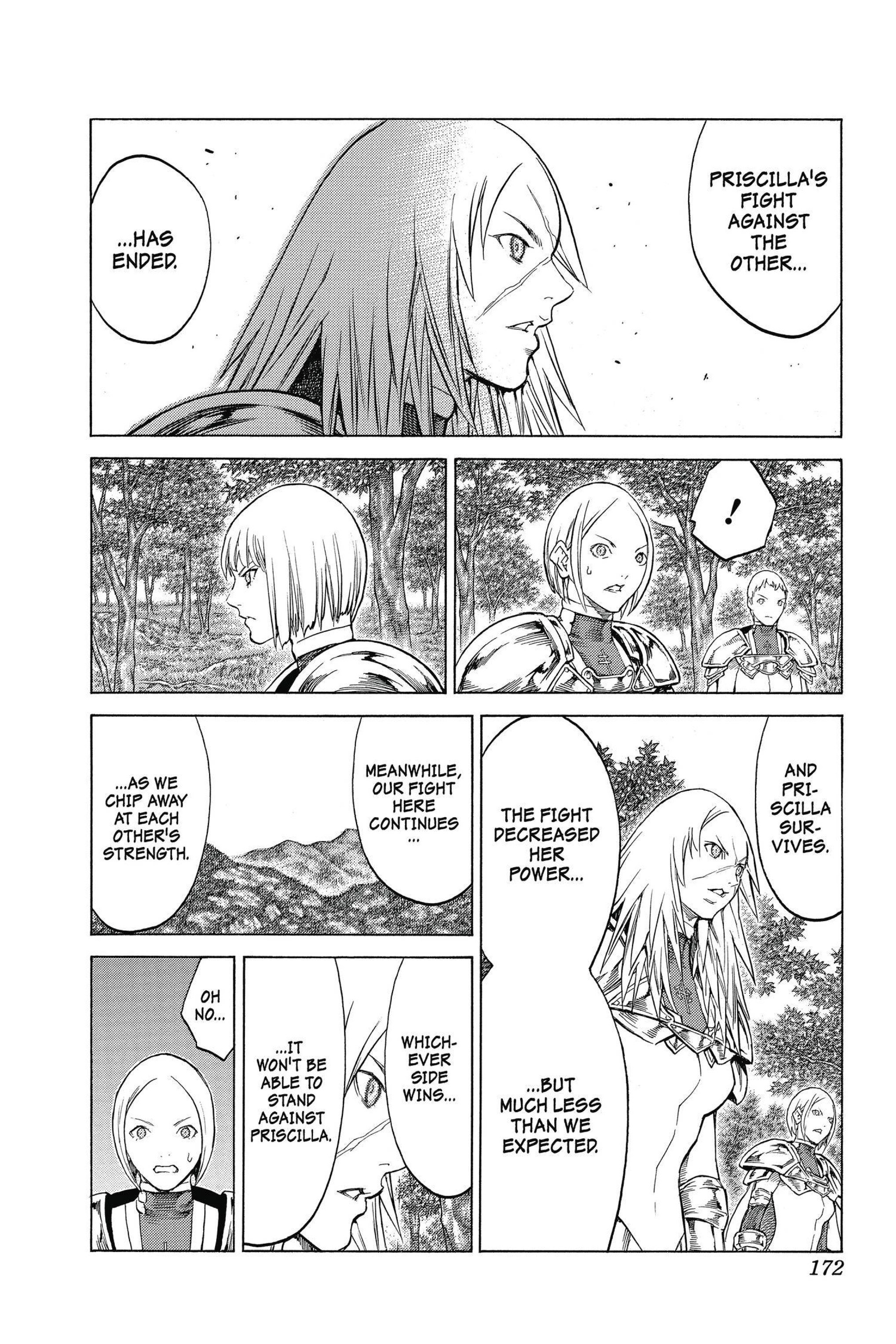 Read online Claymore comic -  Issue #25 - 152