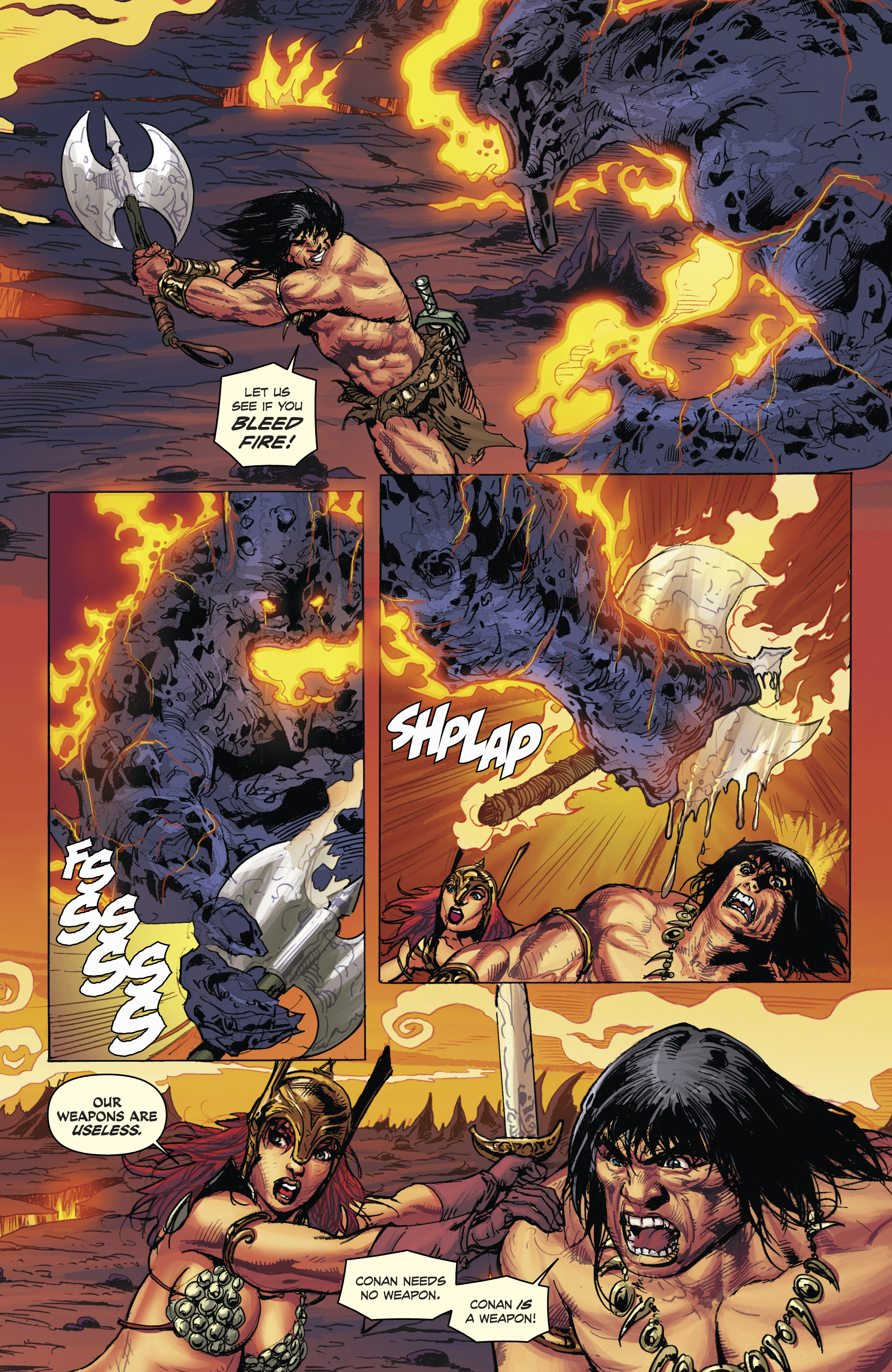 Read online Red Sonja/Conan comic -  Issue #4 - 12