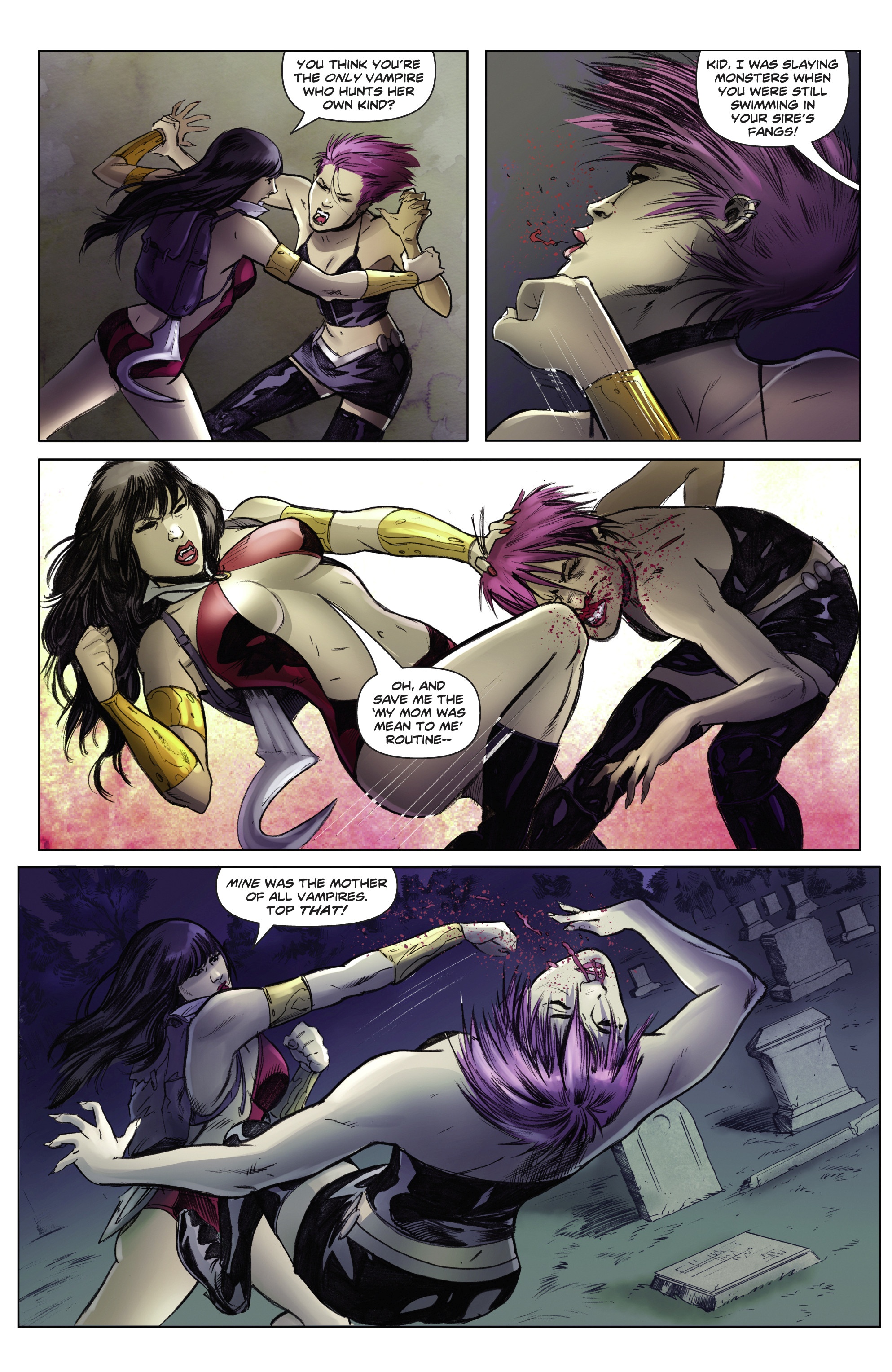 Read online Swords of Sorrow: Vampirella & Jennifer Blood comic -  Issue #4 - 13