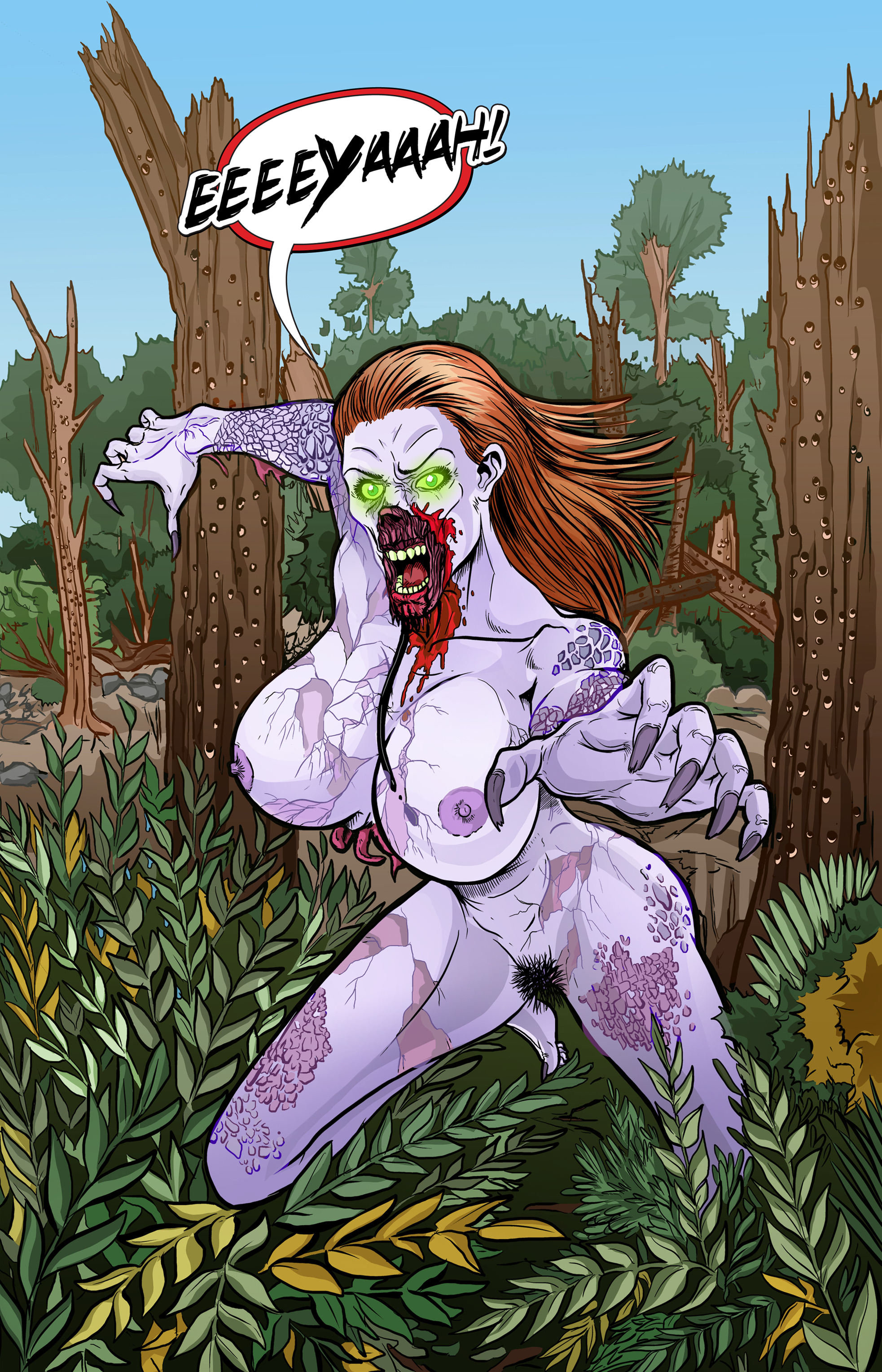 Read online Lesbian Zombies from Outer Space comic -  Issue #6 - 3