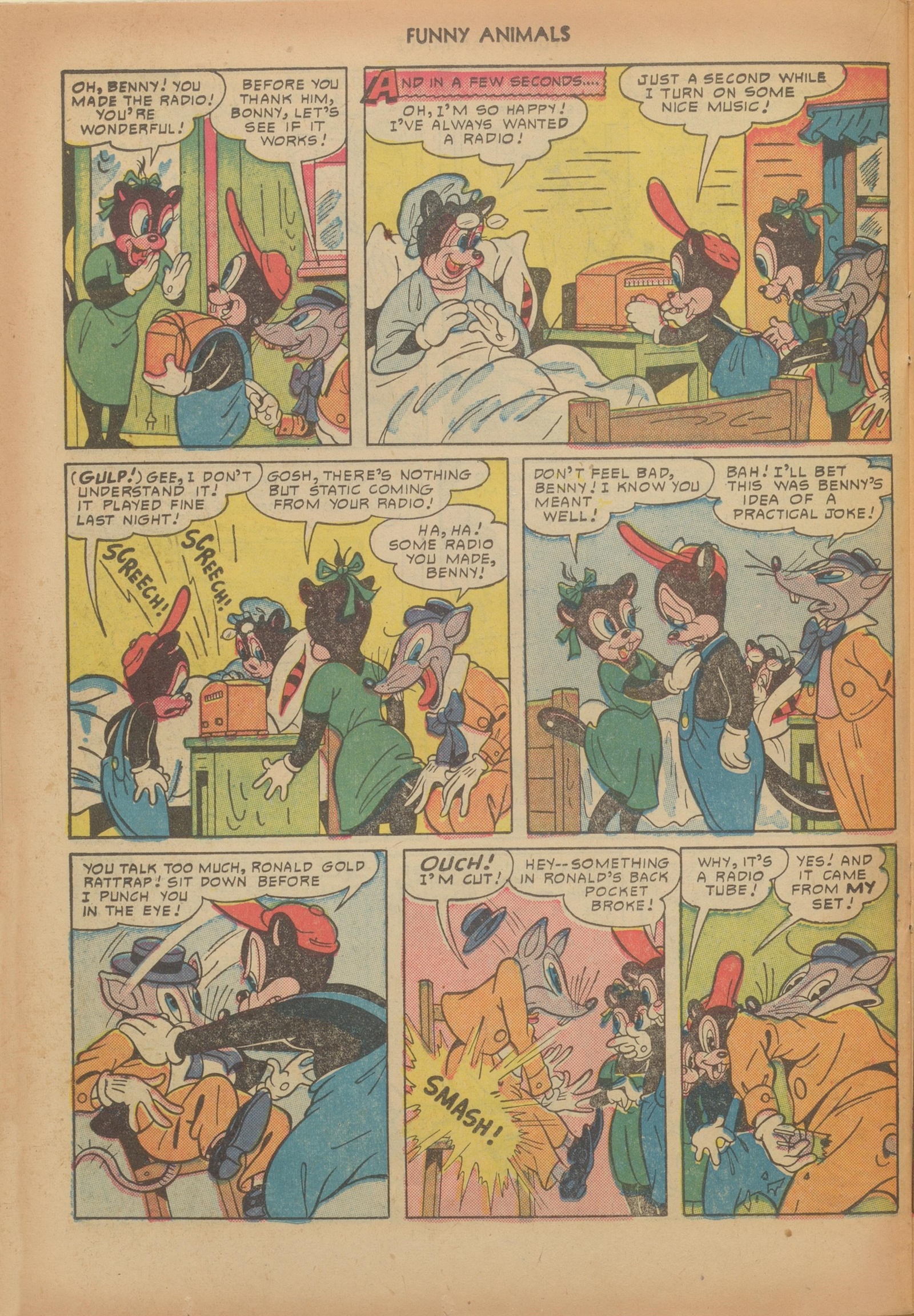 Read online Fawcett's Funny Animals comic -  Issue #68 - 22
