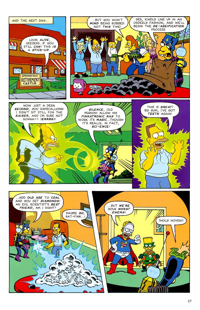 Read online Bongo Comics Free-For-All! comic -  Issue #2009 - 28
