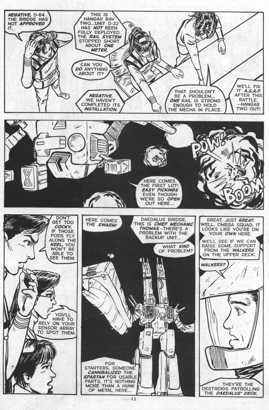 Read online Robotech: Macross Missions: Excalibur comic -  Issue # Full - 16