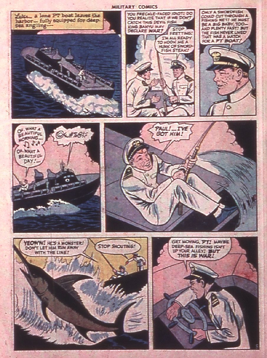 Read online Military Comics comic -  Issue #40 - 45