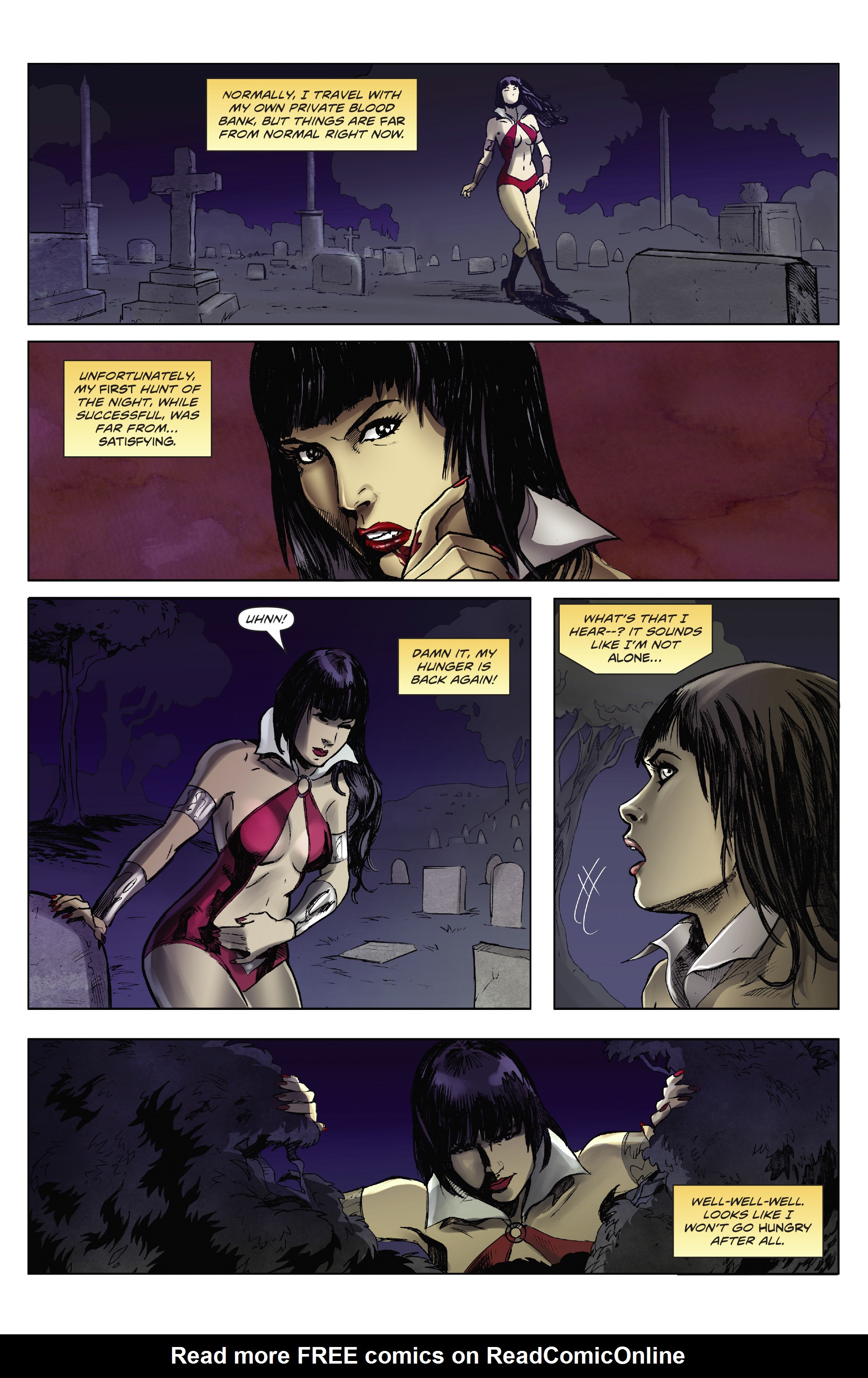 Read online Swords of Sorrow: Vampirella & Jennifer Blood comic -  Issue #3 - 6