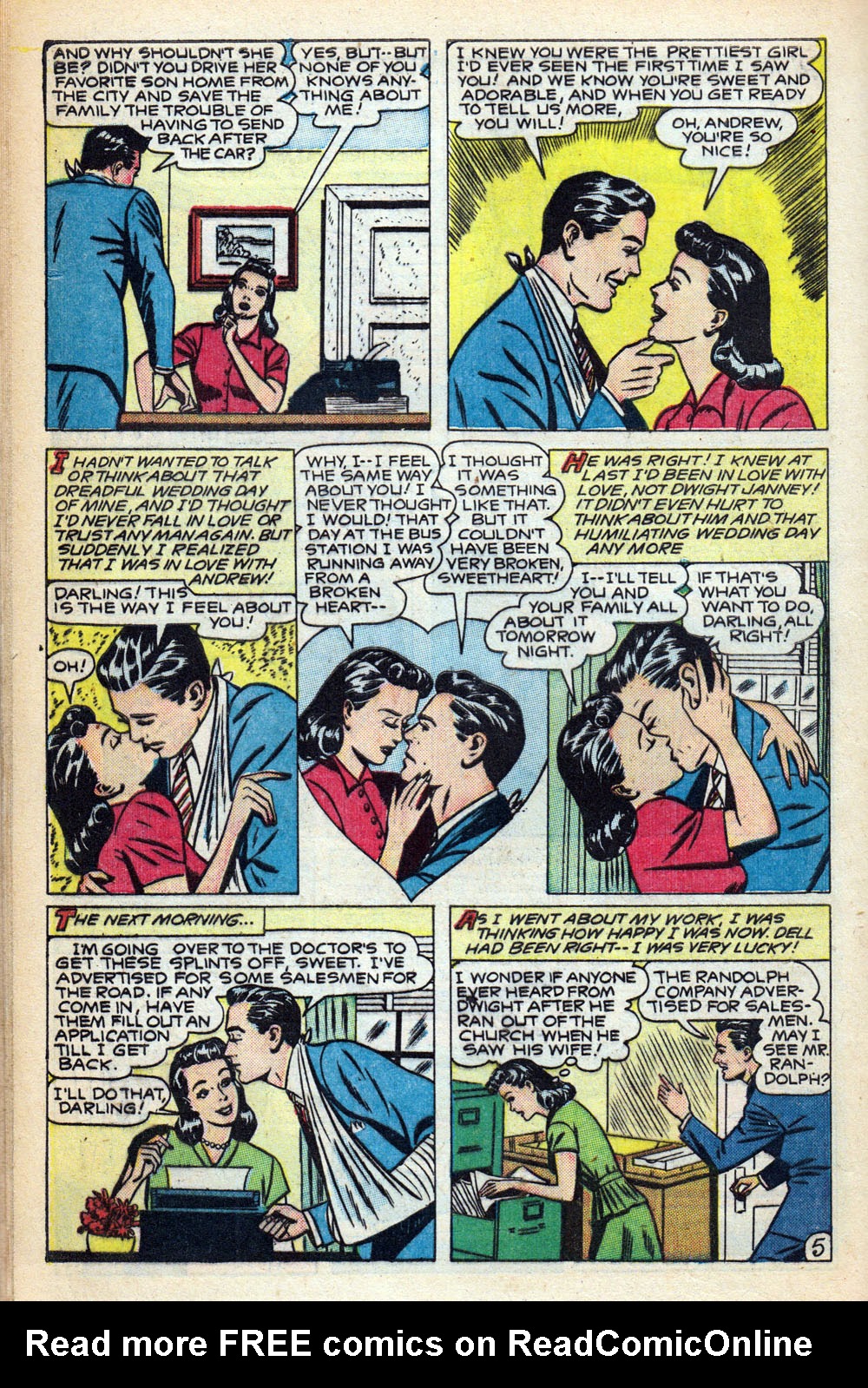 Read online Glamorous Romances comic -  Issue #44 - 40