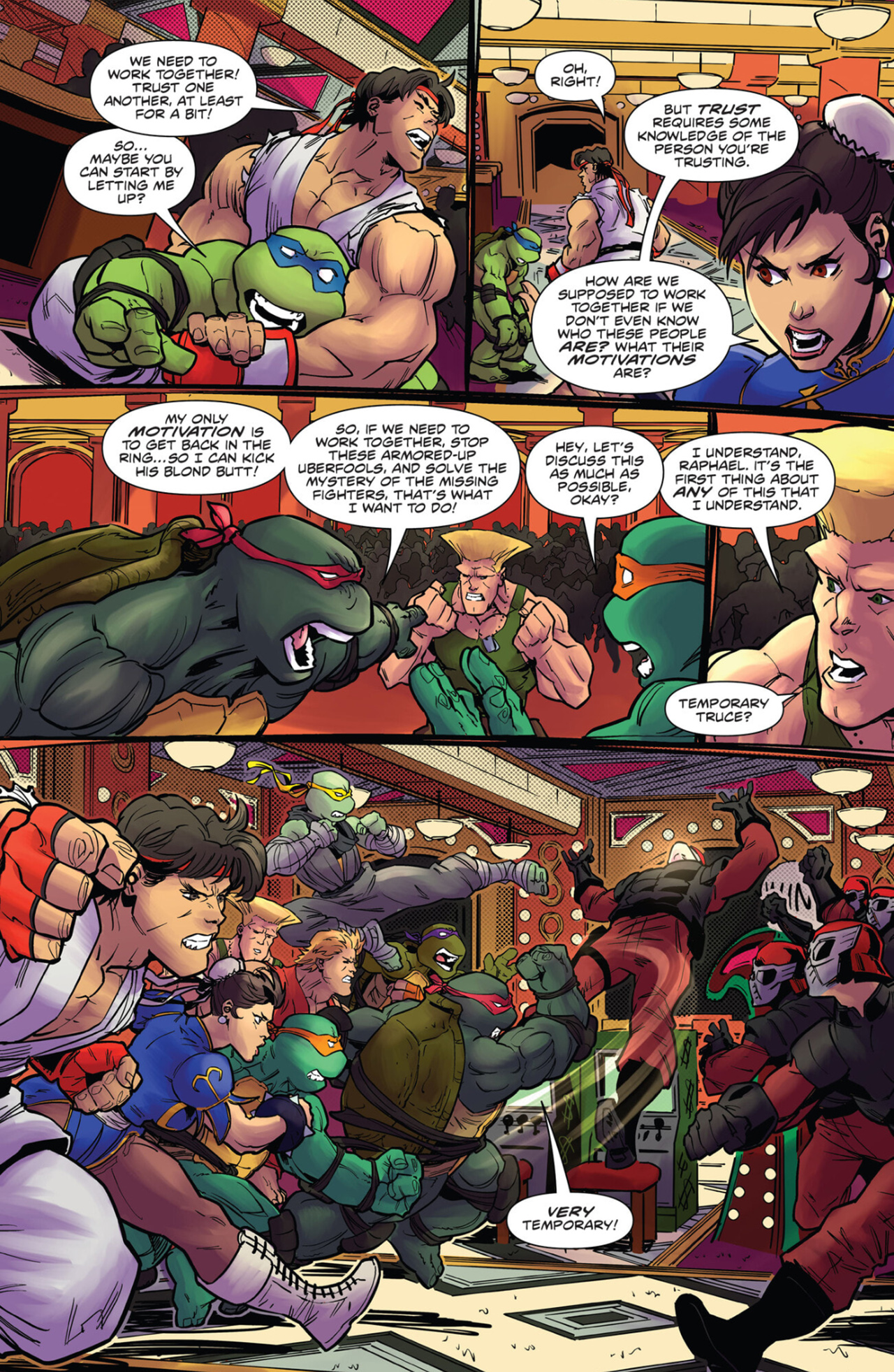 Read online Teenage Mutant Ninja Turtles vs. Street Fighter comic -  Issue #2 - 17