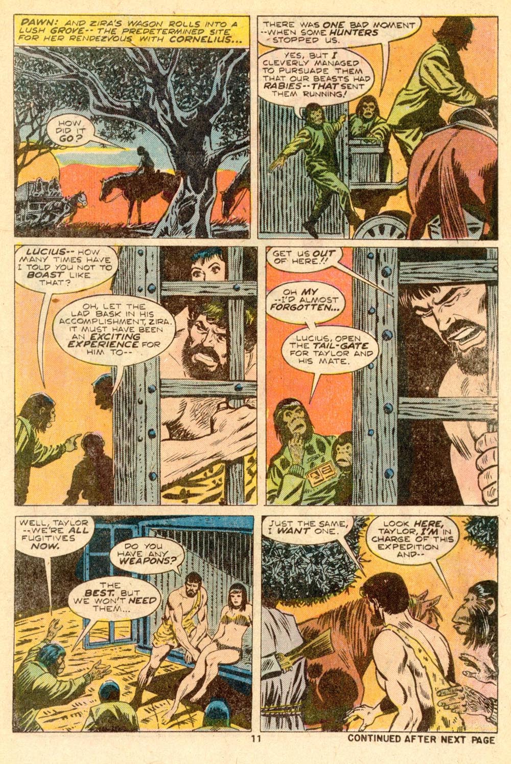 Read online Adventures on the Planet of the Apes comic -  Issue #5 - 8