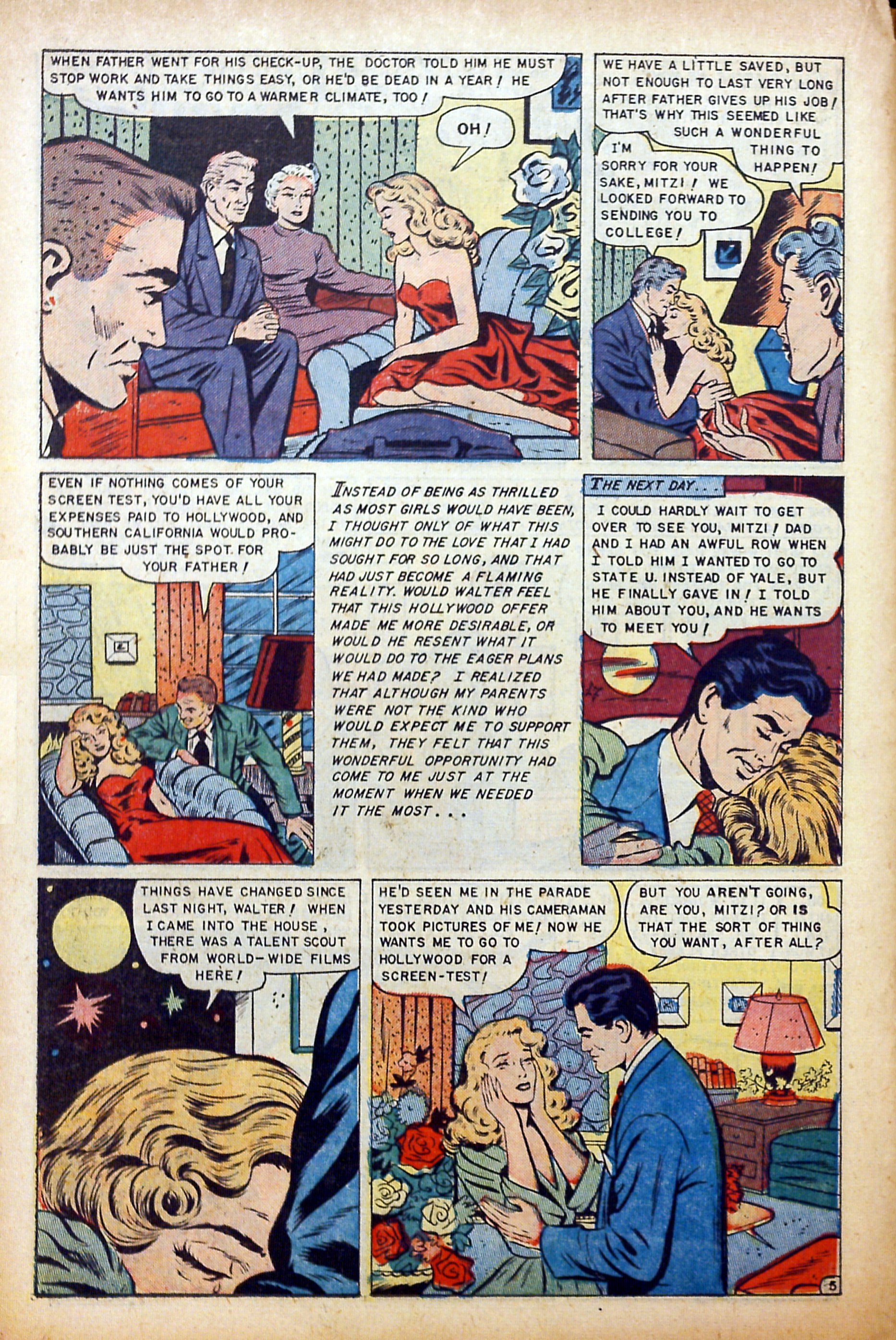 Read online Glamorous Romances comic -  Issue #65 - 22