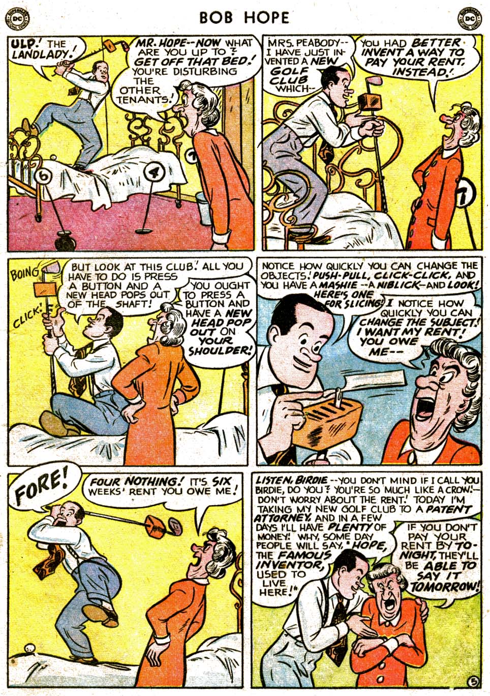 Read online The Adventures of Bob Hope comic -  Issue #1 - 7