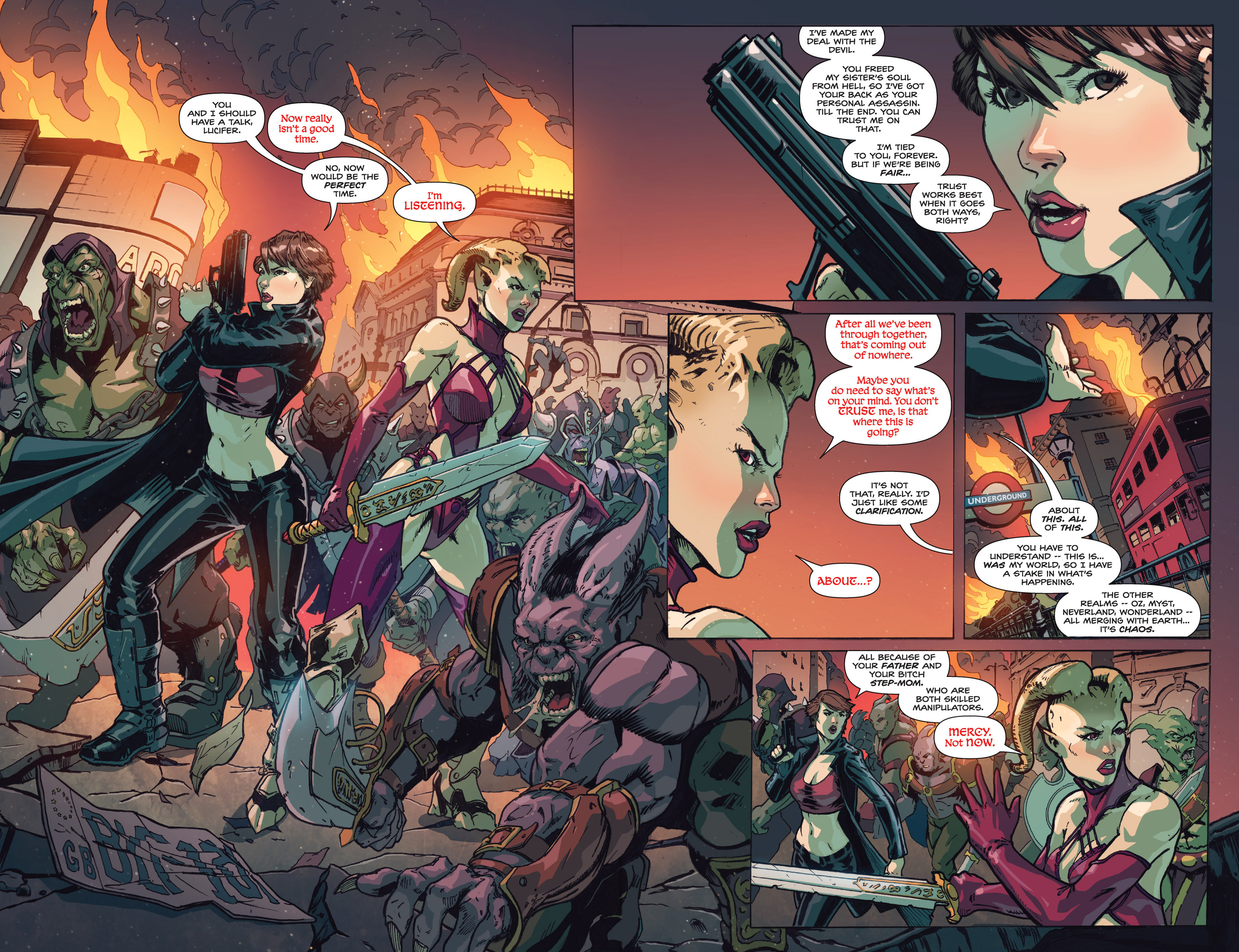 Read online Grimm Fairy Tales presents Inferno: Rings of Hell comic -  Issue #1 - 5