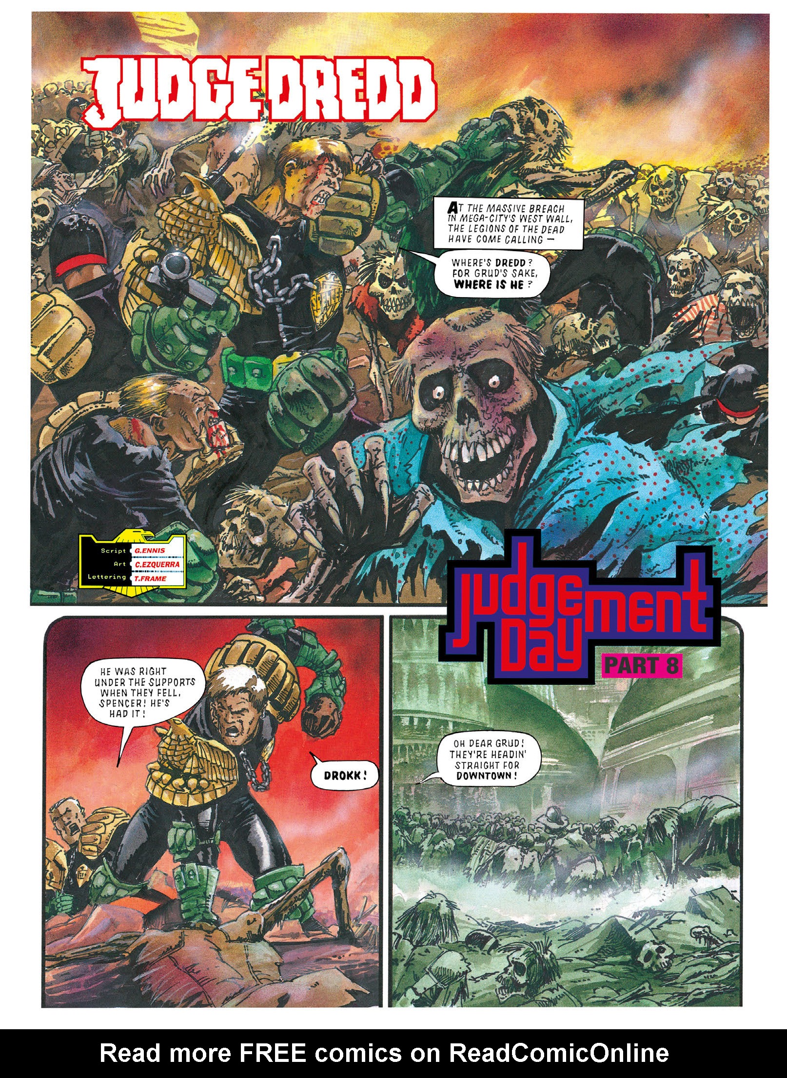 Read online Essential Judge Dredd: Judgement Day comic -  Issue # TPB - 57
