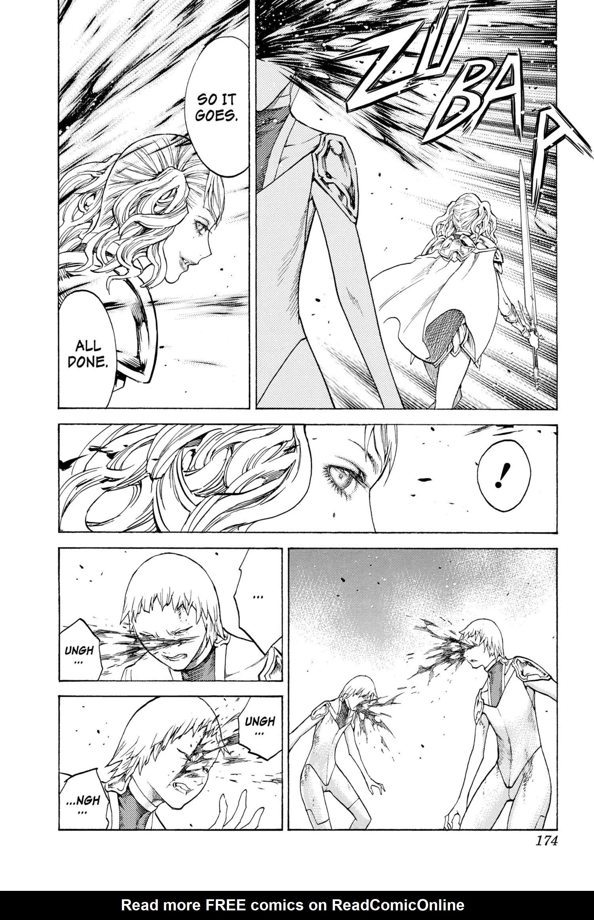 Read online Claymore comic -  Issue #21 - 159