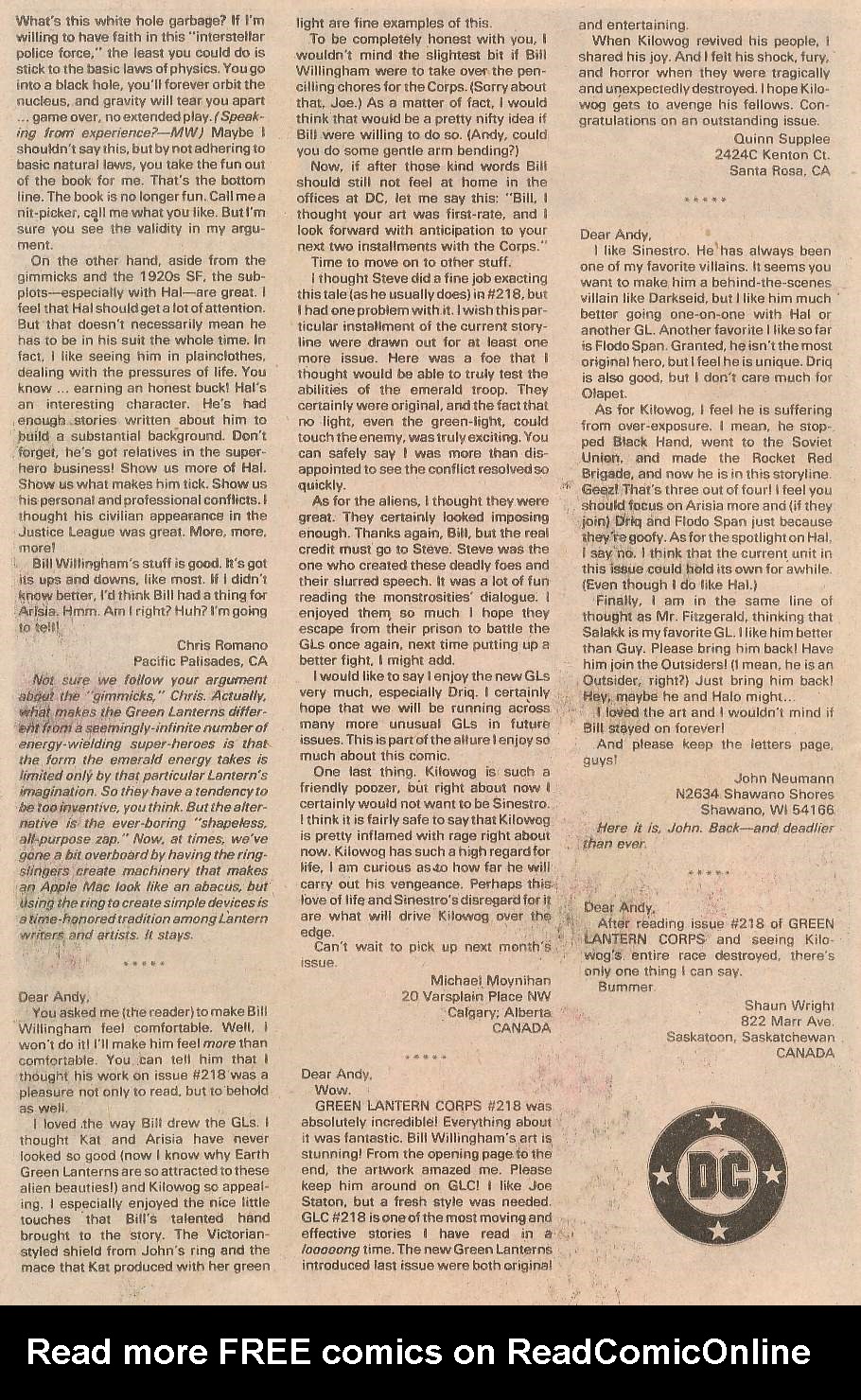 Read online The Green Lantern Corps comic -  Issue #221 - 25