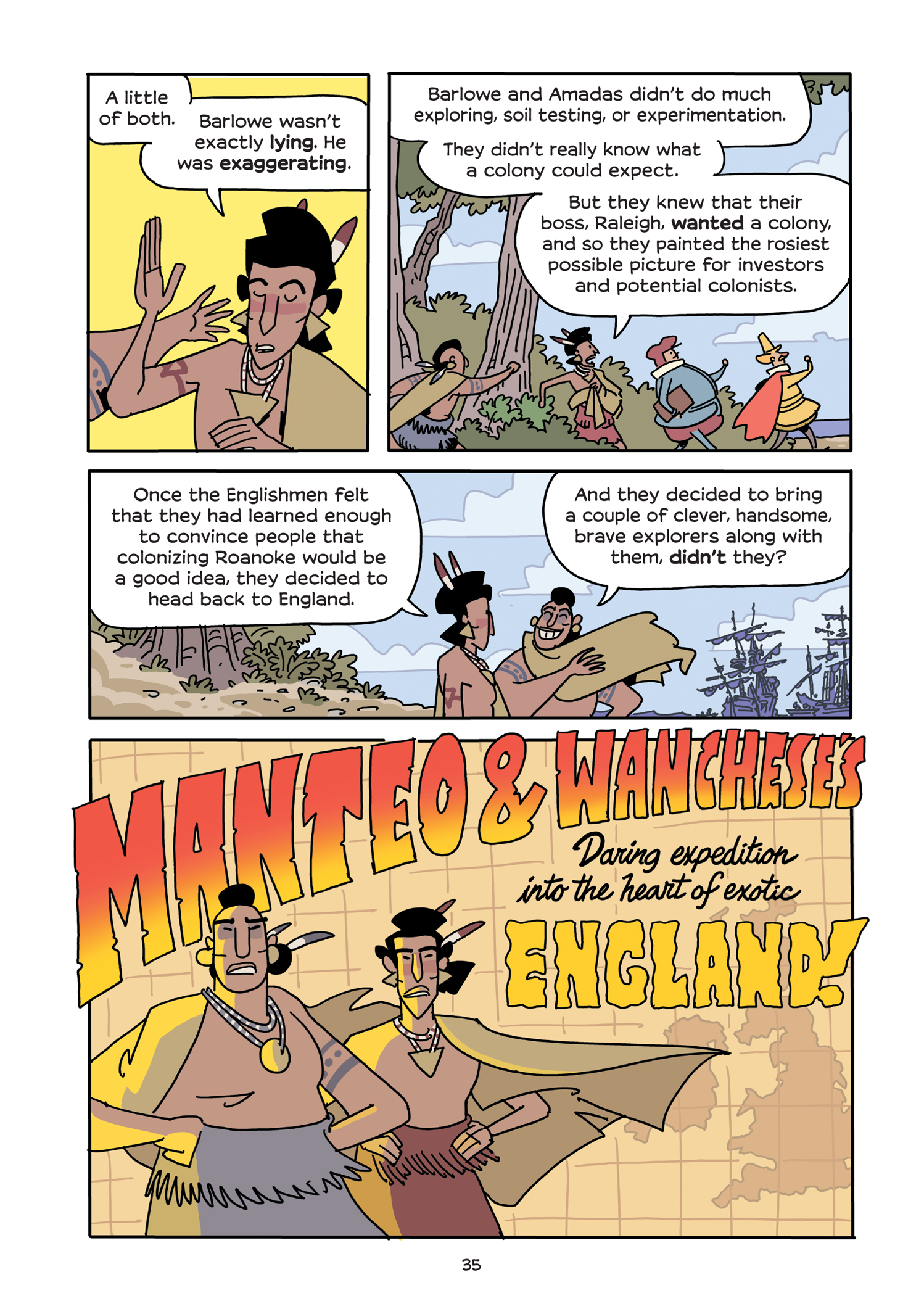 Read online History Comics comic -  Issue # The Roanoke Colony - Americas First Mystery - 43