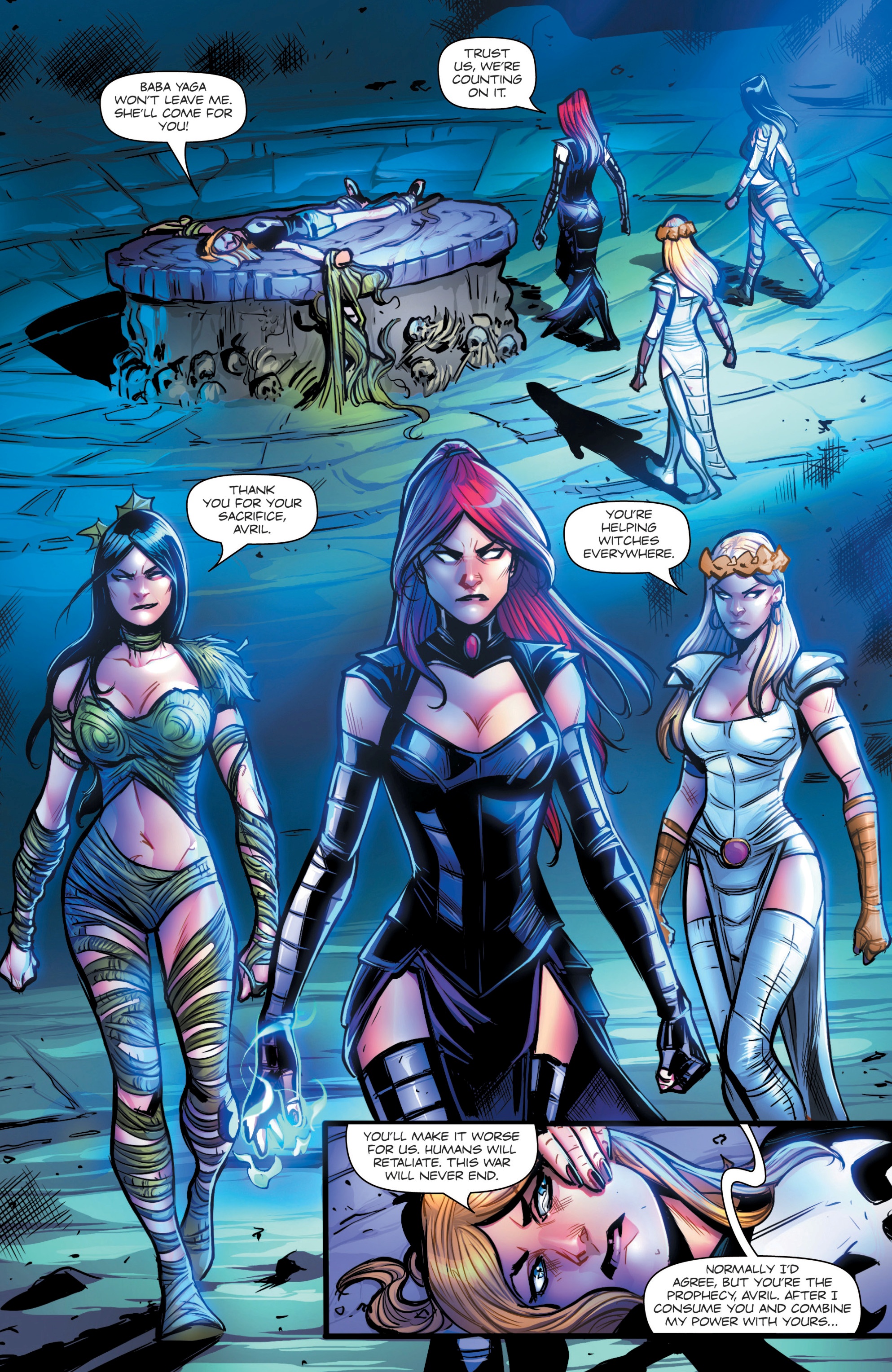 Read online Grimm Fairy Tales presents Coven comic -  Issue #4 - 22