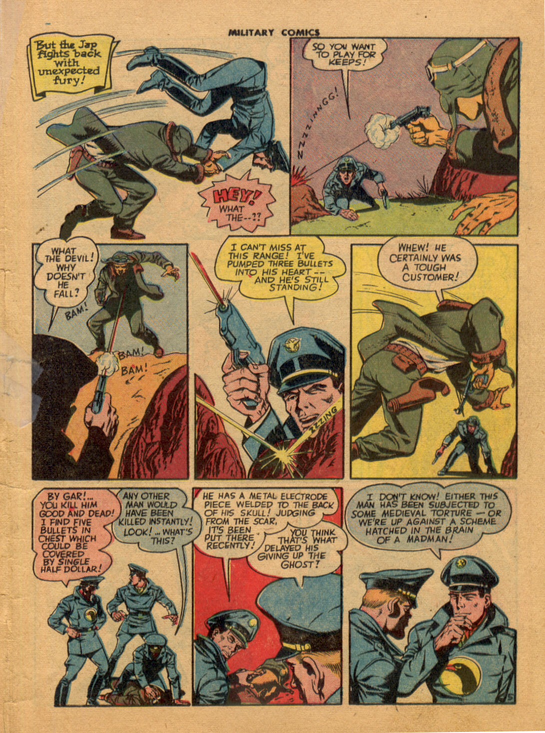 Read online Military Comics comic -  Issue #30 - 6