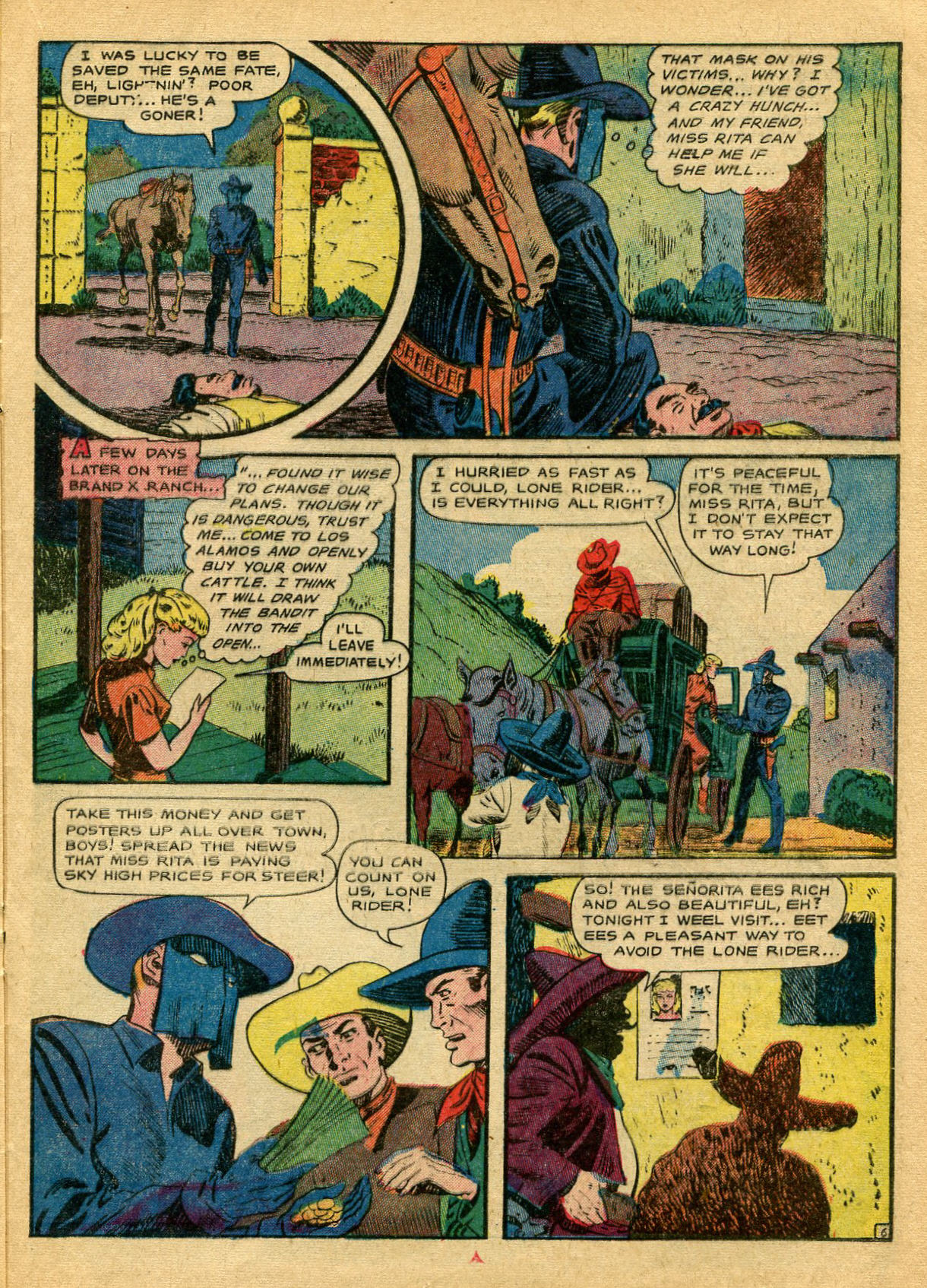 Read online The Lone Rider comic -  Issue #22 - 22
