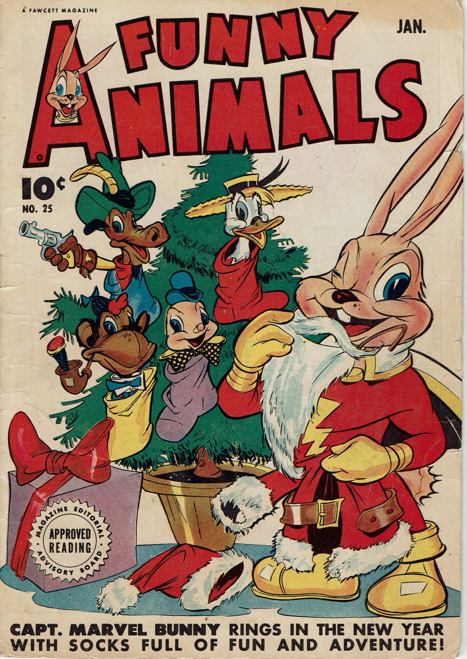 Read online Fawcett's Funny Animals comic -  Issue #25 - 1