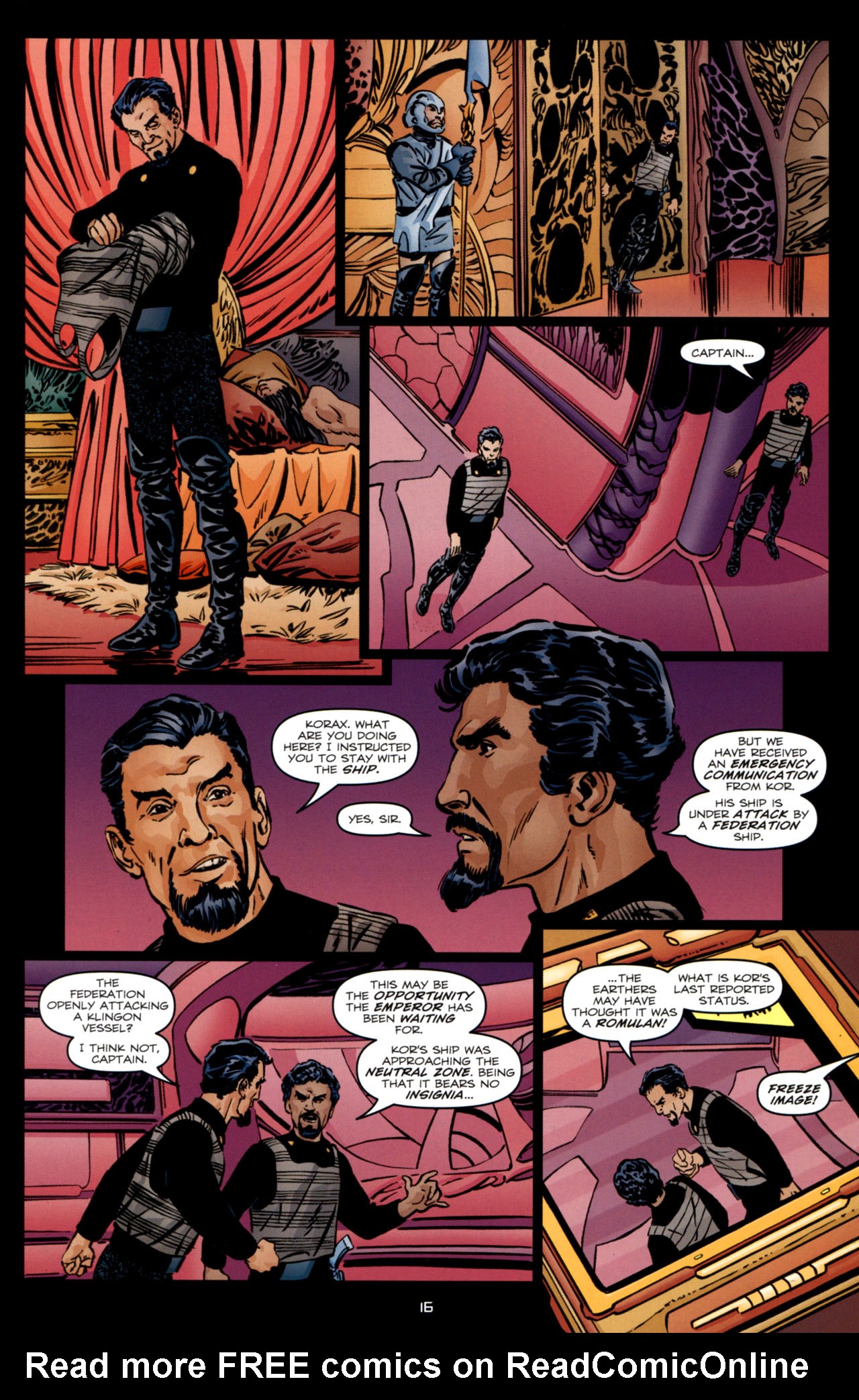 Read online Star Trek: Romulans Schism comic -  Issue #1 - 16