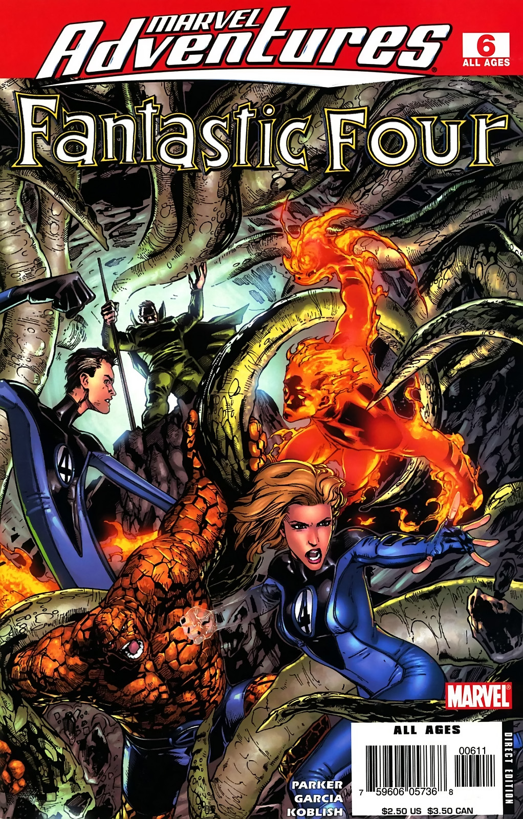Read online Marvel Adventures Fantastic Four comic -  Issue #6 - 1